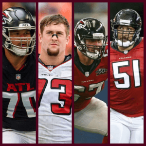 Where Are They Now: The 2016 Atlanta Falcons Offense 5 2016 Falcons Offensive Line 1
