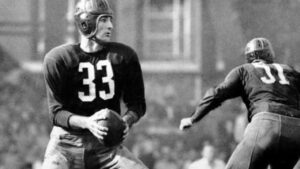 Sammy Baugh - first passing QB