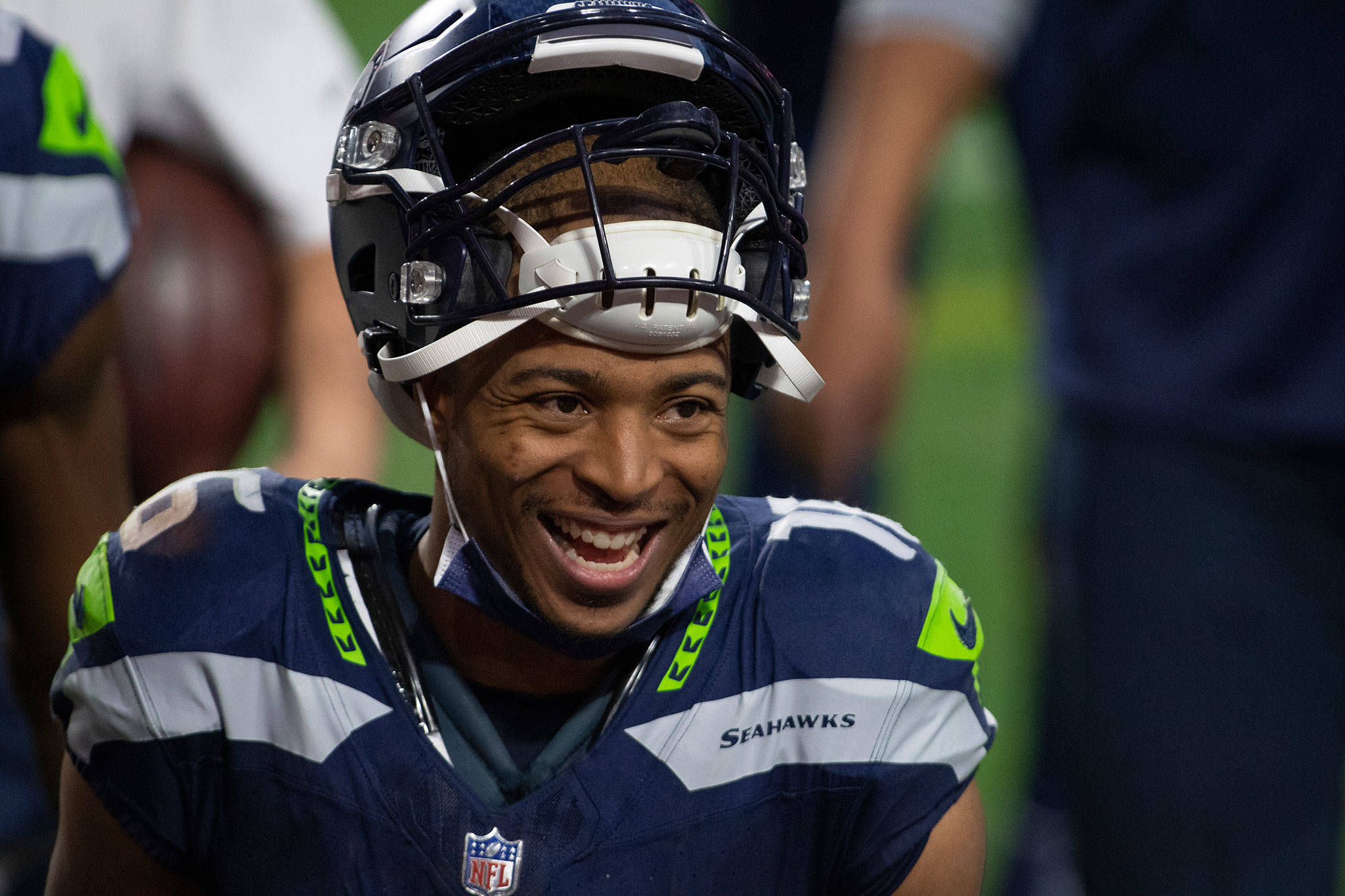 "It's A Beautiful Testament": Tyler Lockett's Chastity Vow Gets Backed Up By Ryan Clark 2 Tyler Lockett smiling