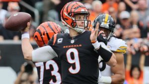 Joe Burrow and the Bengal are big betting favorites