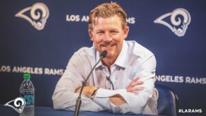 Going "All-In" Last Year is putting the Reeling Los Angeles Rams into an "All-Out" Spiral 2 Les Snead