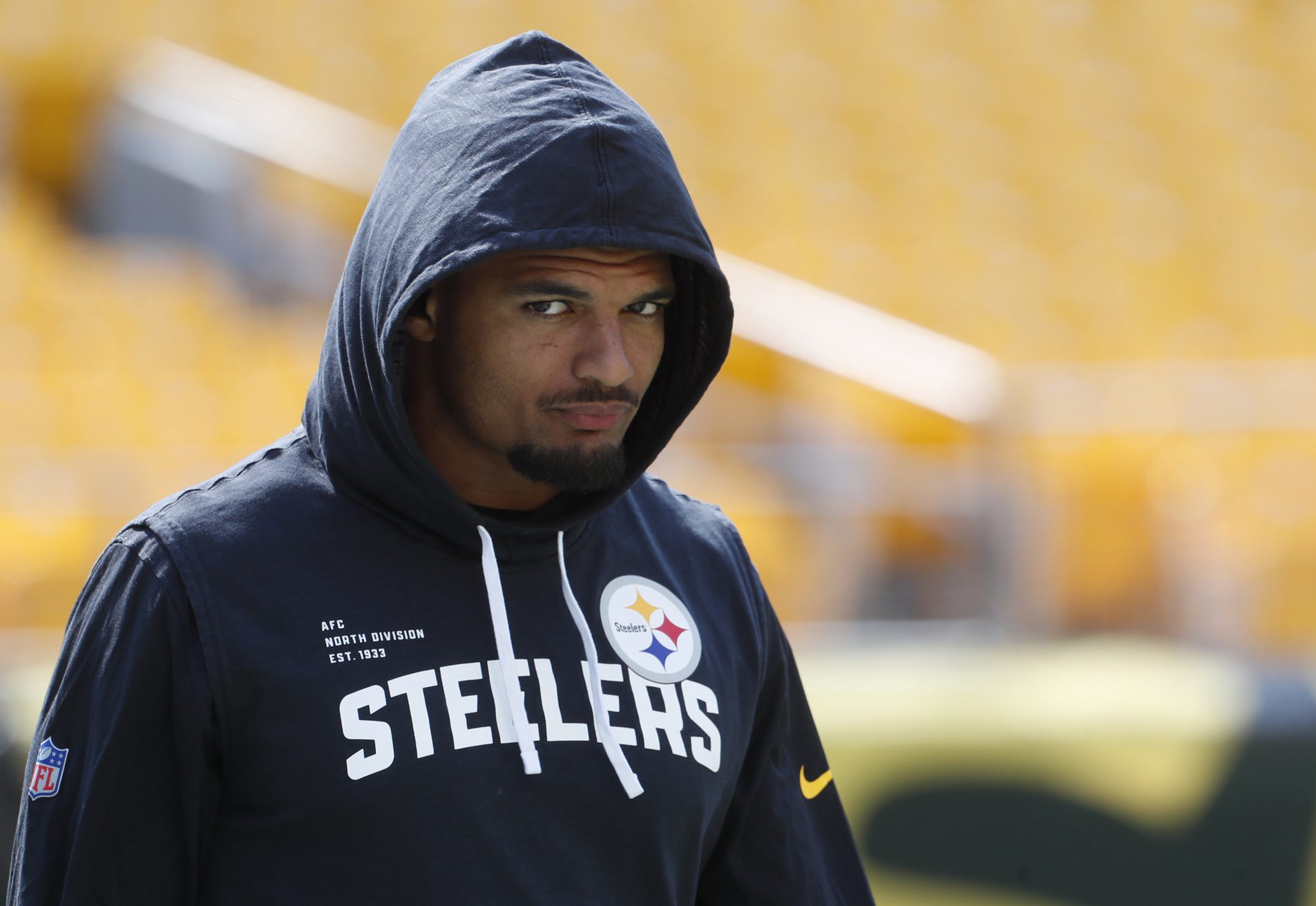 Miami Dolphins: Reunite With 5x-Pro Bowler in Massive Trade 1 Aug 19, 2023; Pittsburgh, Pennsylvania, USA; Pittsburgh Steelers safety Minkah Fitzpatrick (39) walks on the field prior to the game against the Buffalo Bills at Acrisure Stadium. Mandatory Credit: Charles LeClaire-USA TODAY Sports (Nick Chubb)