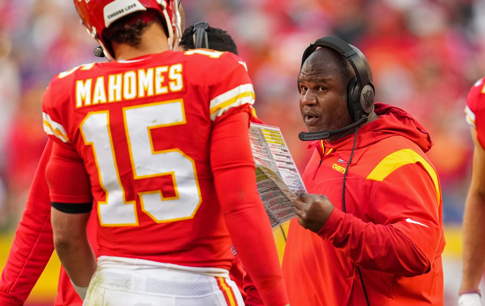 Eric Bieniemy Kansas City Chiefs Patrick Mahomes