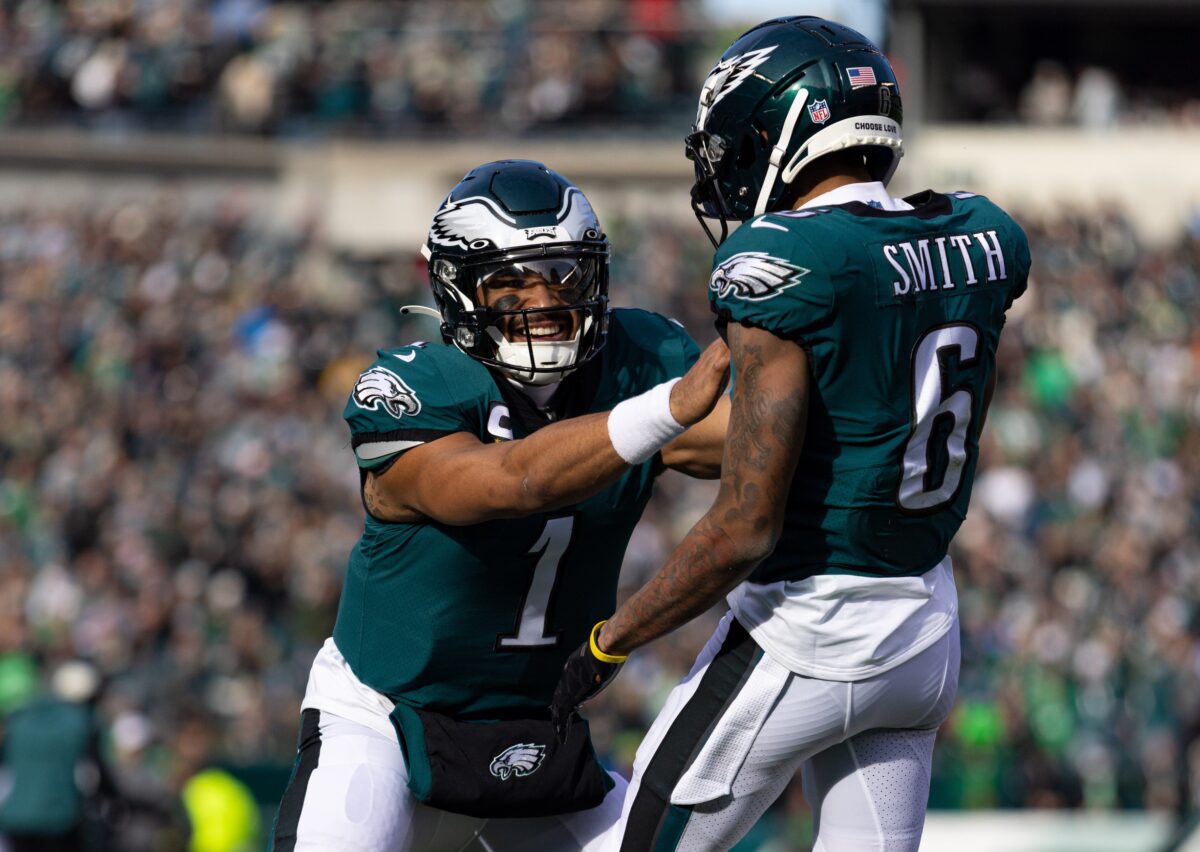 REPORT: Philadelphia Eagles QB Jalen Hurts DISRESPECTED by ESPN Analysts During Quarterback Debate 3 Philadelphia Eagles DeVonta Smith cincinnati bengals tee higgins