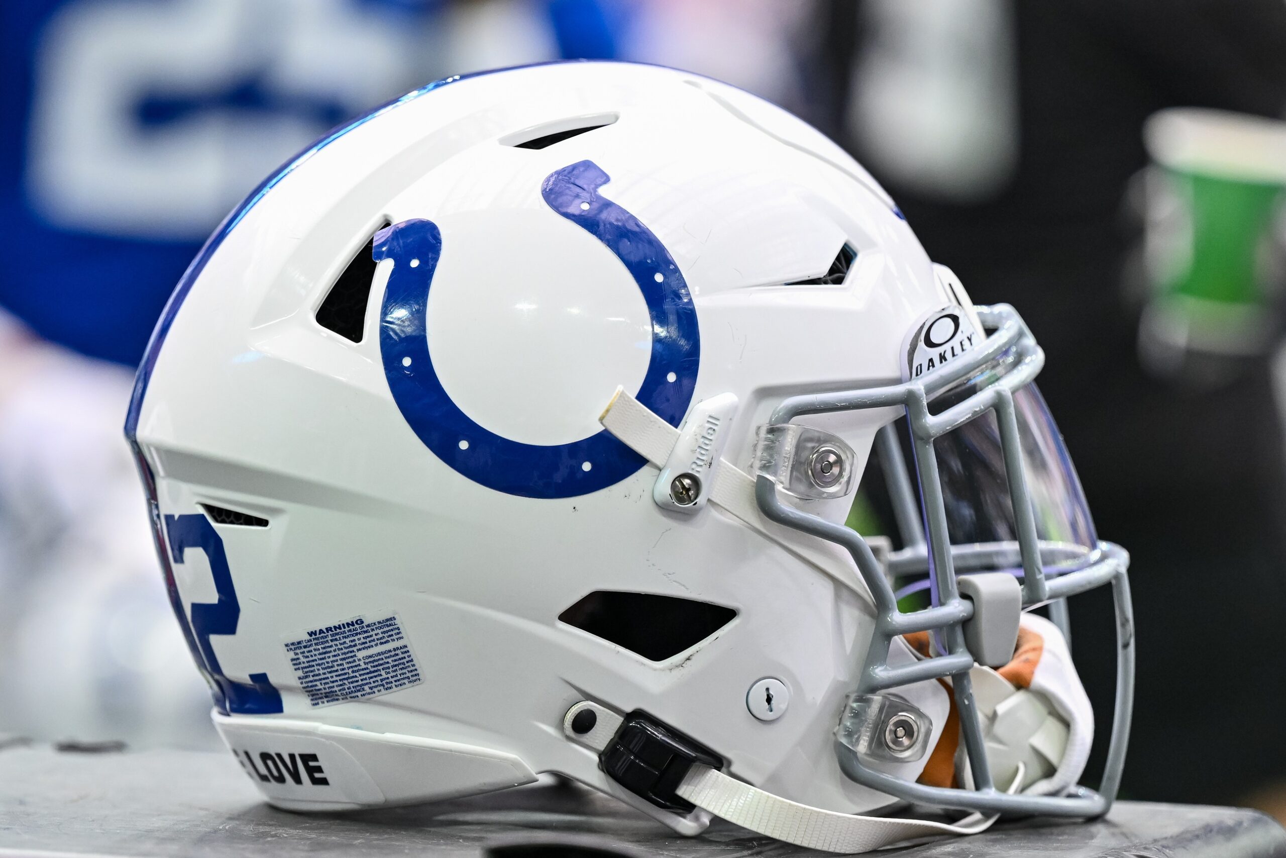 Breaking: Colts Announce Owner And CEO Passes Away (Report) 1 Sep 17, 2023; Houston, Texas, USA; A detailed view of an Indianapolis Colts helmet on the sideline during the game against the Houston Texans at NRG Stadium. Mandatory Credit: Maria Lysaker-USA TODAY Sports