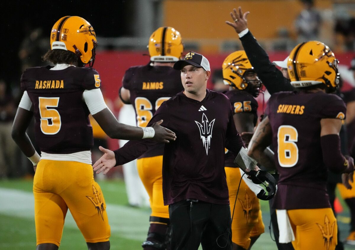 Arizona State lands QB Sam Leavitt out of the transfer portal kenny dillingham