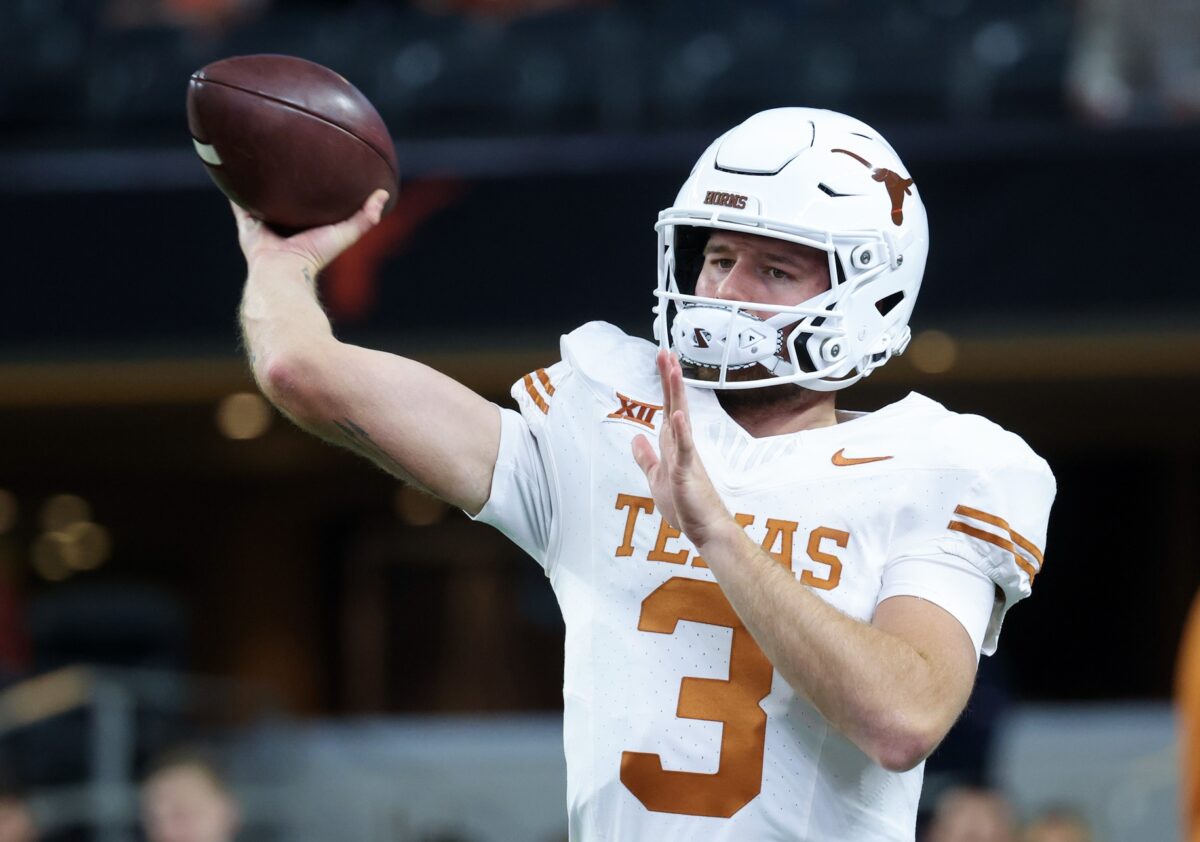 In A Shocking Twist, Ohio State Fans Went from not liking Quinn Ewers to loving him after he made fun of Michigan this week 2 Texas Longhorns