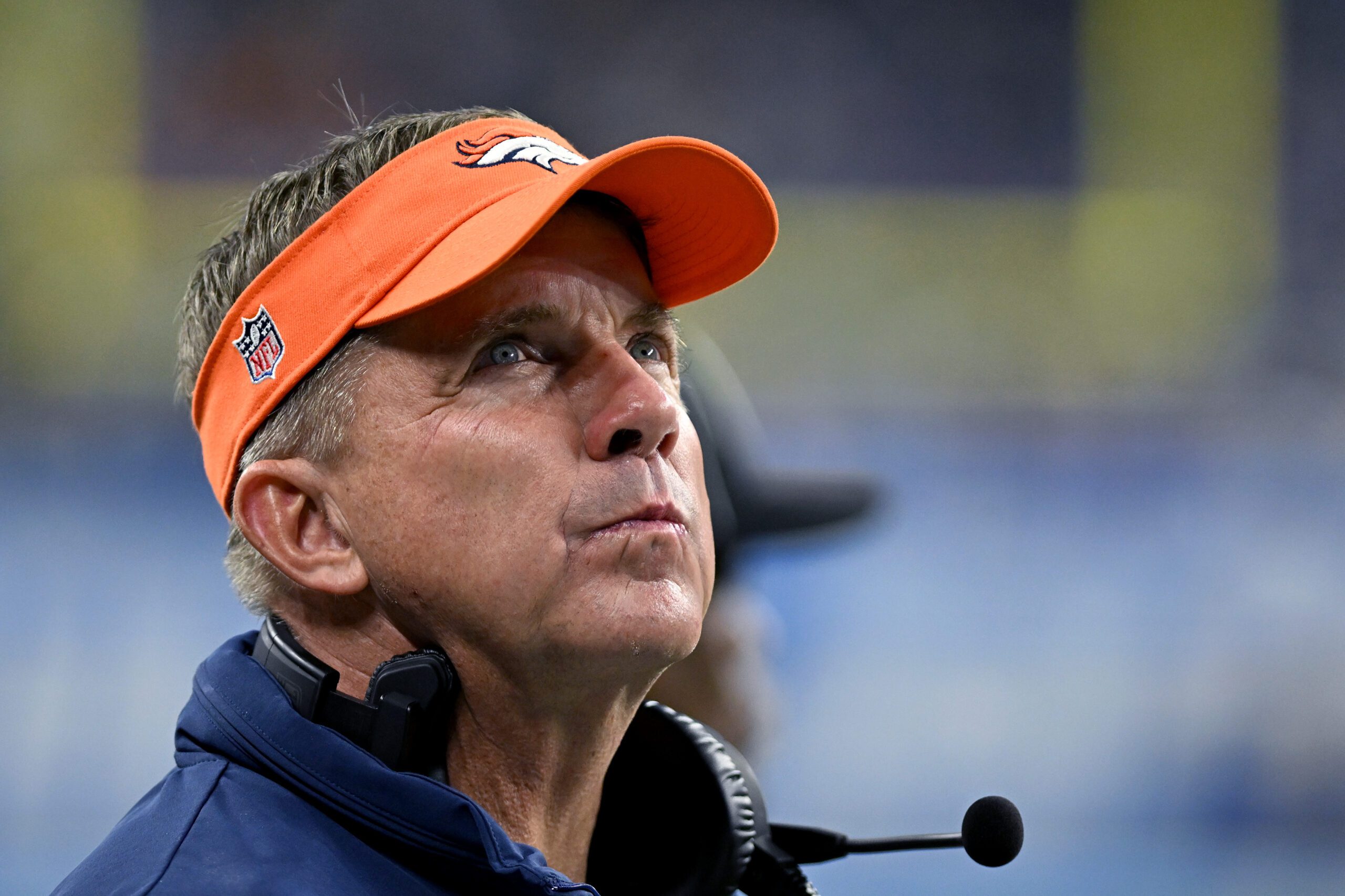 Broncos' Sean Payton Goes Viral For Posting "Inappropriate" Photo Of Daughter With 50k Reactions 3 Dec 16, 2023; Detroit, Michigan, USA; Denver Broncos head coach Sean Payton looks at the scoreboard in the fourth quarter against the Detroit Lions at Ford Field. Mandatory Credit: Lon Horwedel-USA TODAY Sports