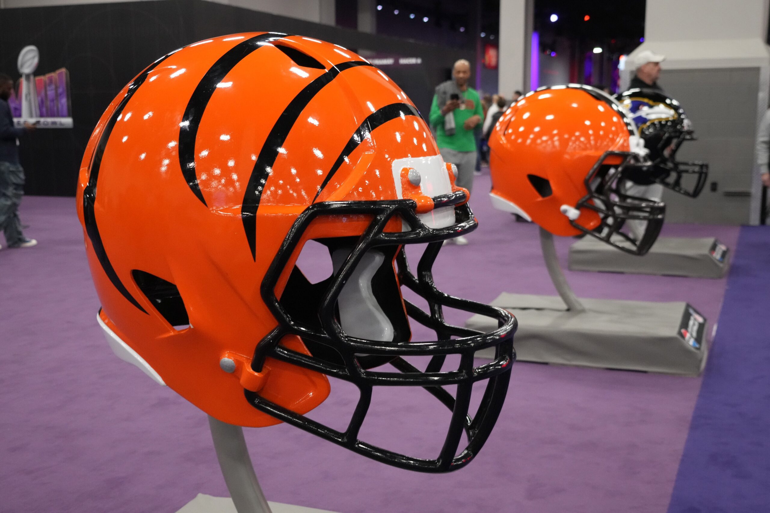 Bengals Fans Shocked By Stunning Move From Cincinnati (Report) 3 Feb 7, 2024; Las Vegas, NV, USA; A large Cincinnati Bengals helmet at the NFL Experience at the Mandalay Bay South Convention Center. Mandatory Credit: Kirby Lee-USA TODAY Sports