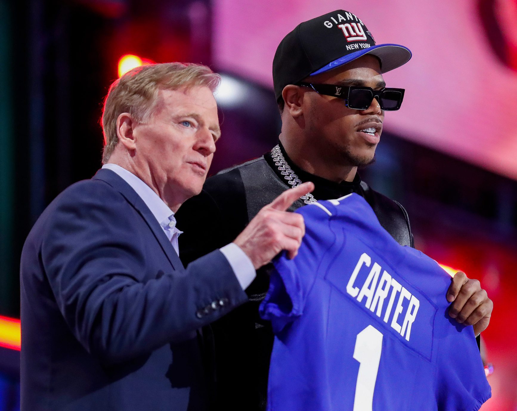 "This Screams For Lack Of Self-Awareness": Abdul Carter Wanting Lawrence Taylor's Retired Jersey Number Sparks Fiesty Reaction From Colin Cowherd 2 Abdul Carter