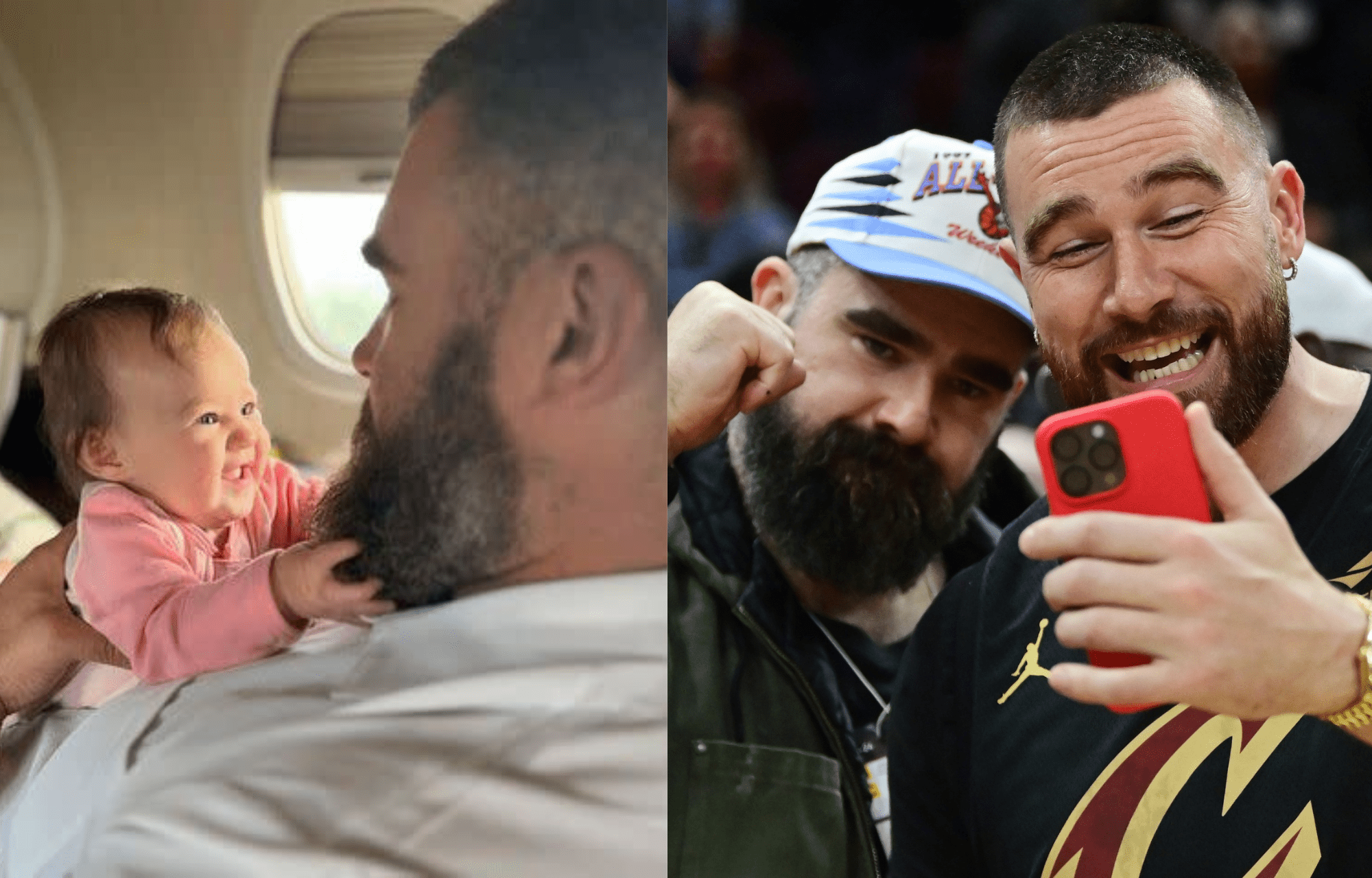 "I'm In Time Out": Jason Kelce's Daughter Bennet Interrupts Father's Podcast With Travis Kelce To Respond To Eagles Tush Push Controversy 1 Jason Kelce's Daughter Bennet Interupts Father's Podcast With Travis Kelce To Respond To Eagles Tush Push Controversy. Photo credits: Imagn and Instagram