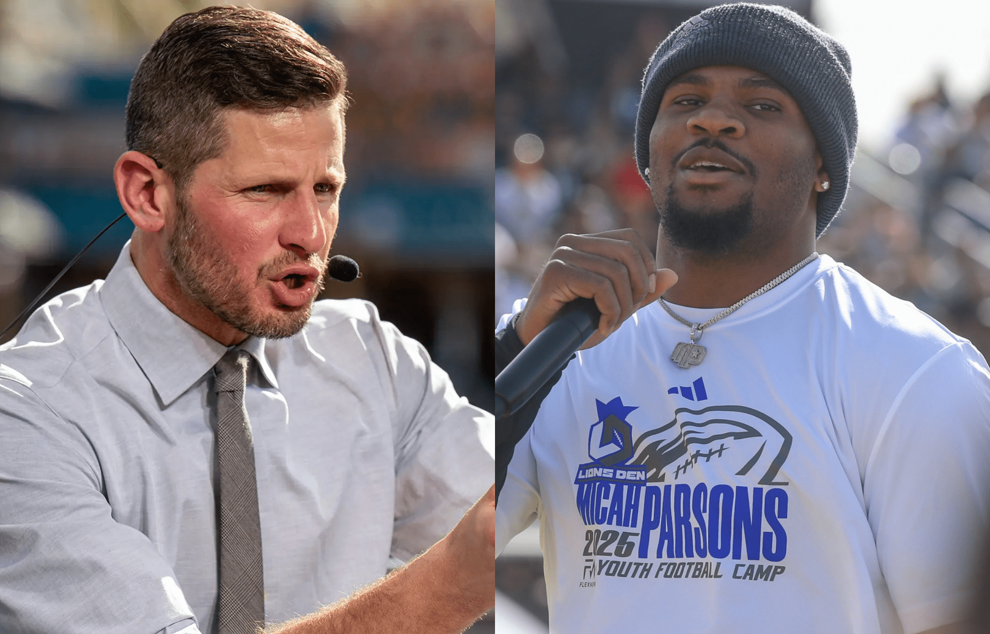 "We'll Be Alright": Micah Parsons Responds To Dan Arlovsky's Concerns On Cowboys Defense 1 Micah Parsons (right) Responds To Dan Arlovsky's (left) Concerns On Cowboys Defense. Photo credits: Imagn and Isntagram