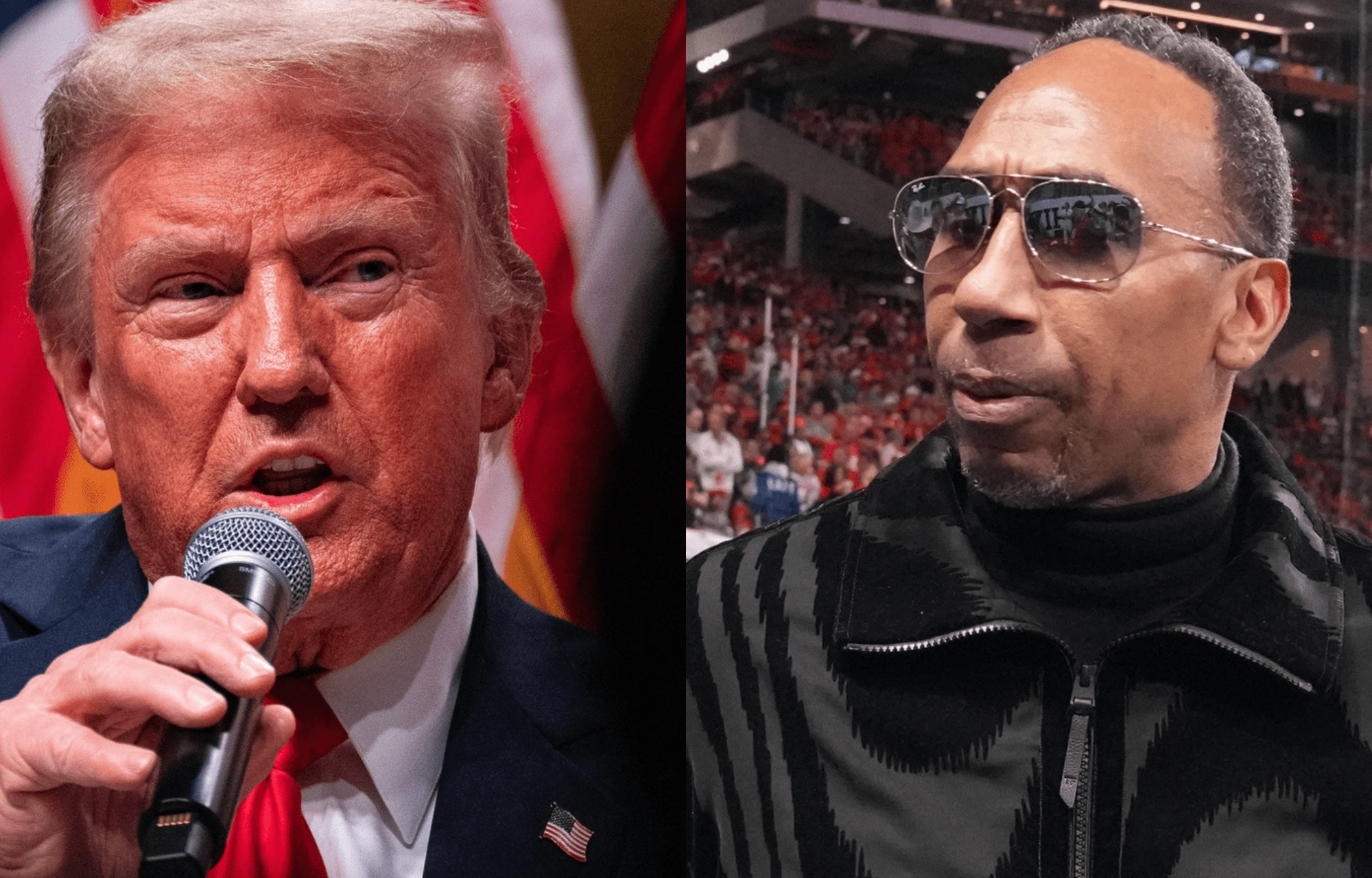 "We Used To Talk On And Off": Donald Trump's Relationship Detailed By Stephen A. Smith 3 US President Dondald Trump and ESPN analyst Stephen A. Smith. Photo credits: Imagn