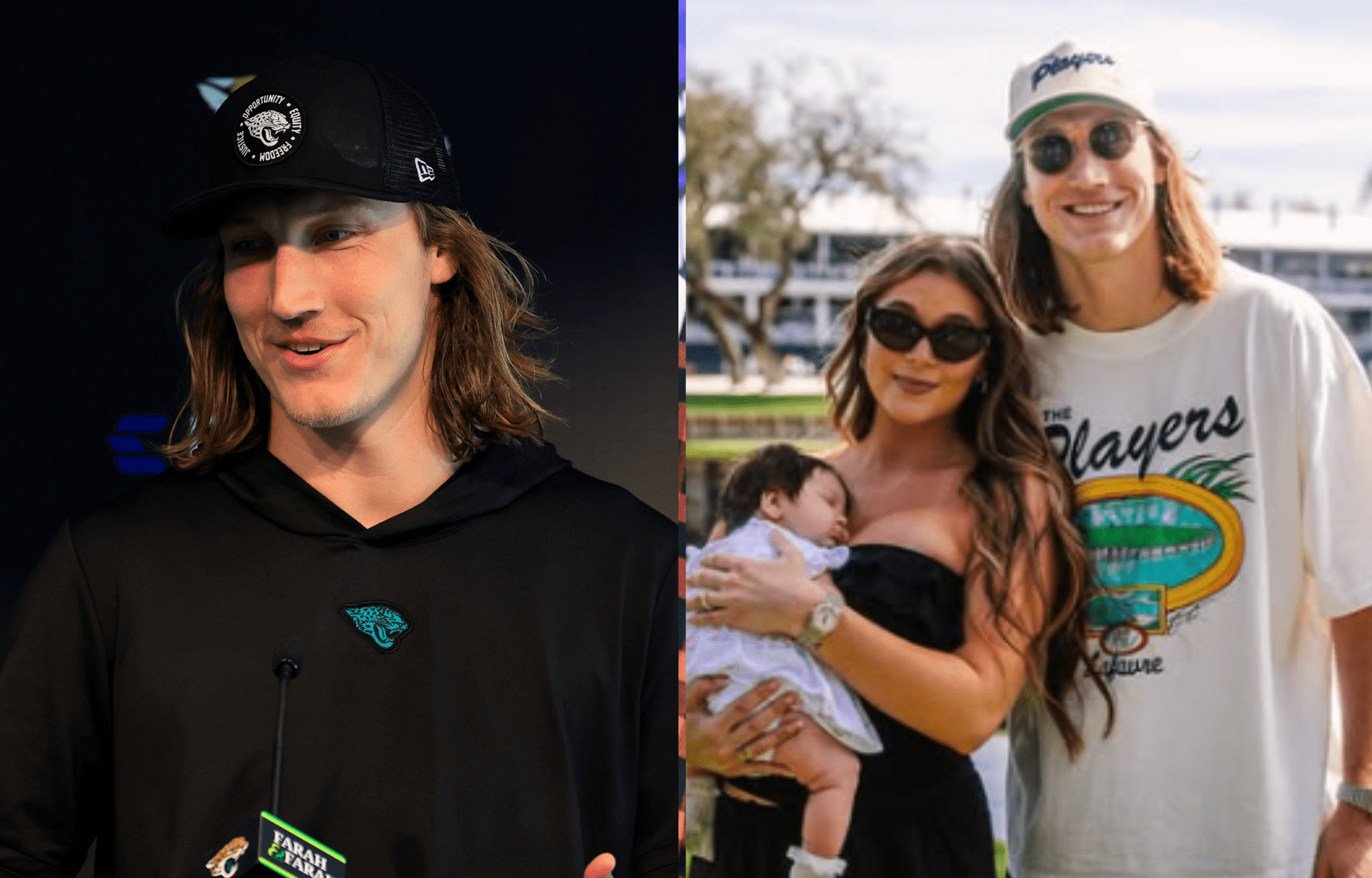 Trevor Lawrence & Wife Marissa Brings 4-Month-Old Baby In Jaguars Camp 1 Trevor Lawrence & Wife, Marissa, Bring Their Baby To Jaguars Camp. Photo credits: Imagn and Instagram