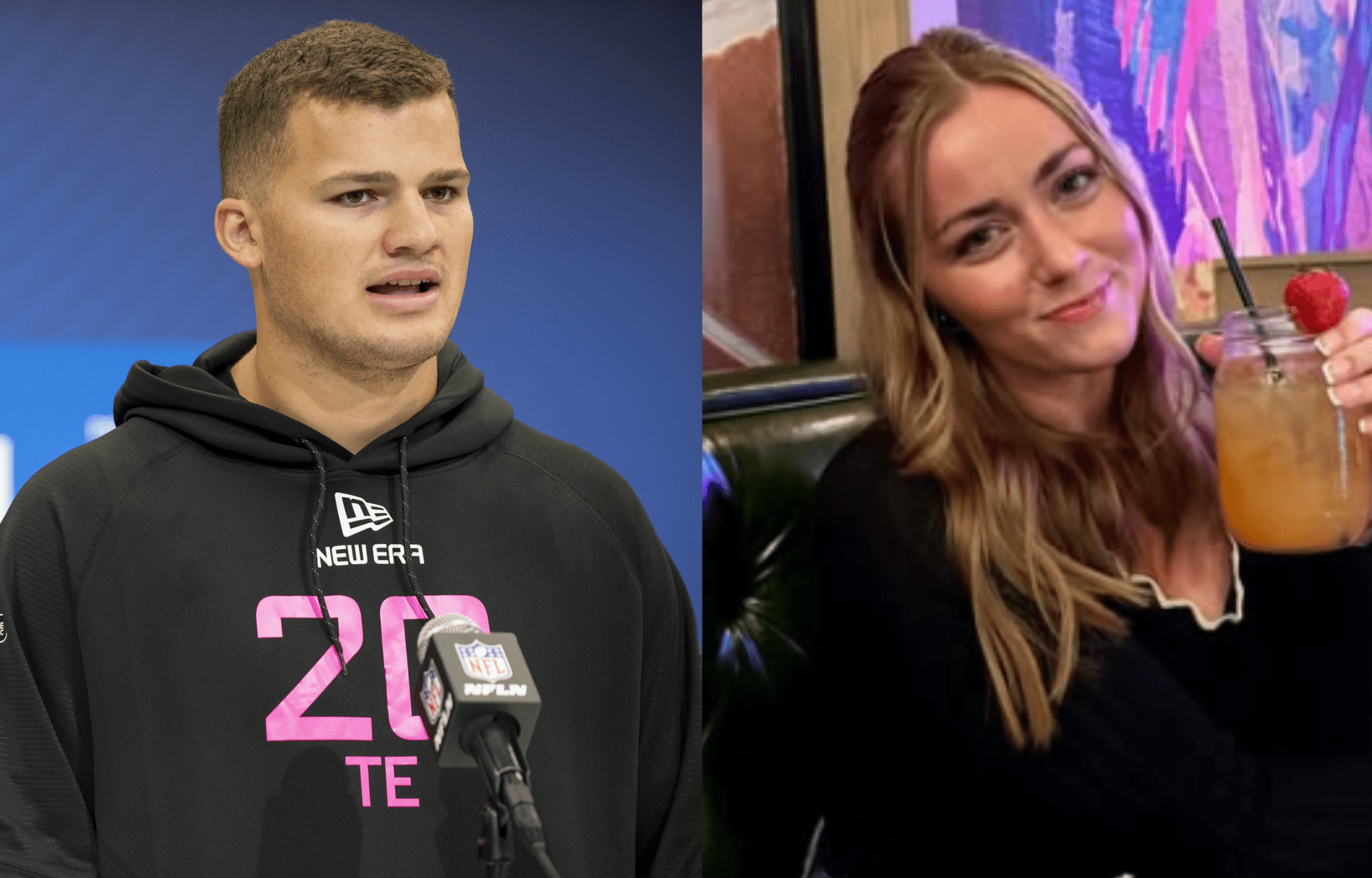 "Can't Wait": Mason Taylor's GF Sage Wagner Reacts To NY Jets Posting Young Photo Of Rookie Heading To Camp 1 Mason Taylor’s GF, Sage Wagner, Reacts To NY Jets Post About Him. Photo credits: Instagram and Imagn