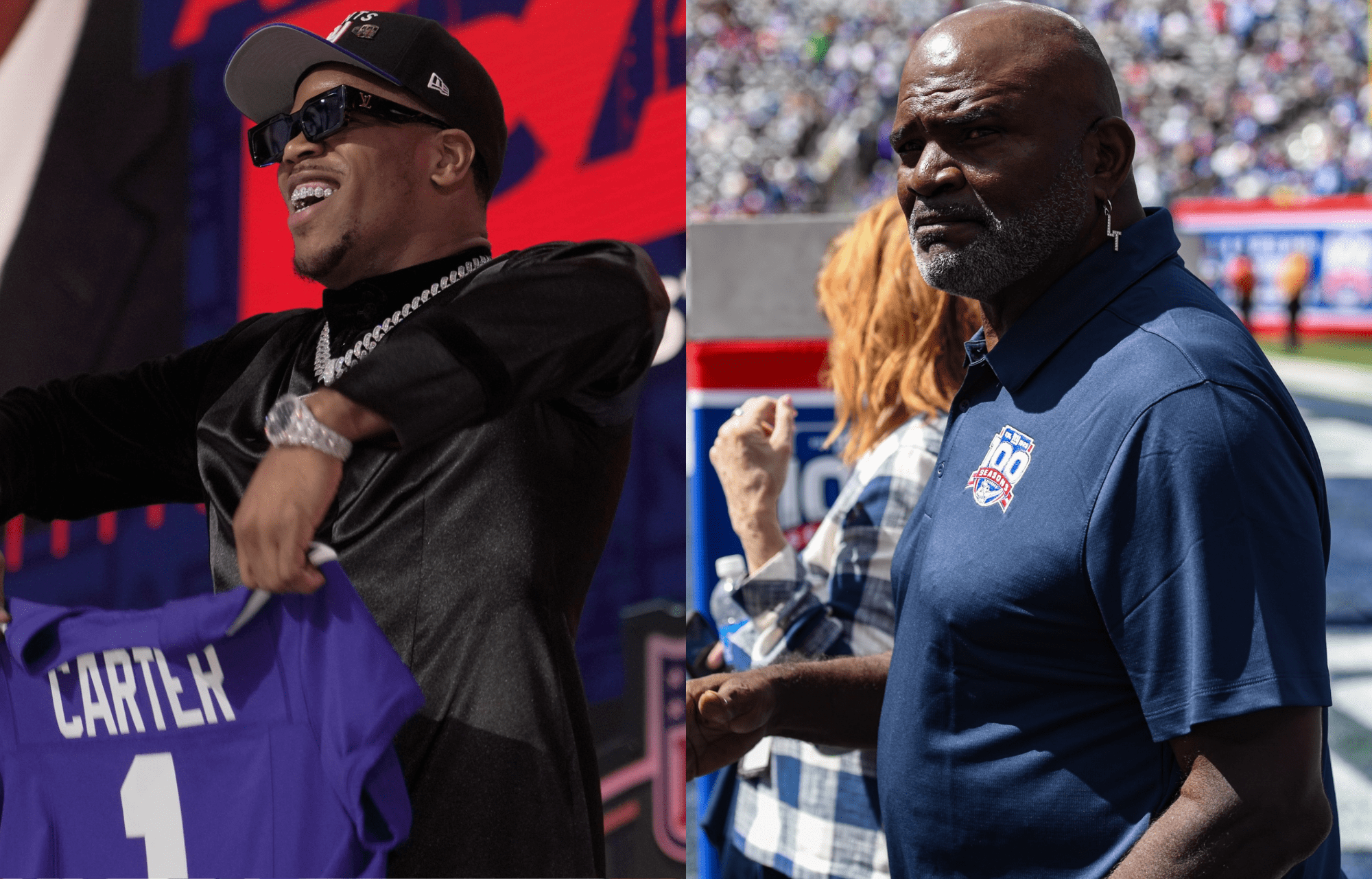 "This Screams For Lack Of Self-Awareness": Abdul Carter Wanting Lawrence Taylor's Retired Jersey Number Sparks Fiesty Reaction From Colin Cowherd 1 Abdul Carter Wanting Lawrence Taylor's Retired Jersey Number Sparks Fiesty Reaction From Colin Cowherd. Photo credits Imagn