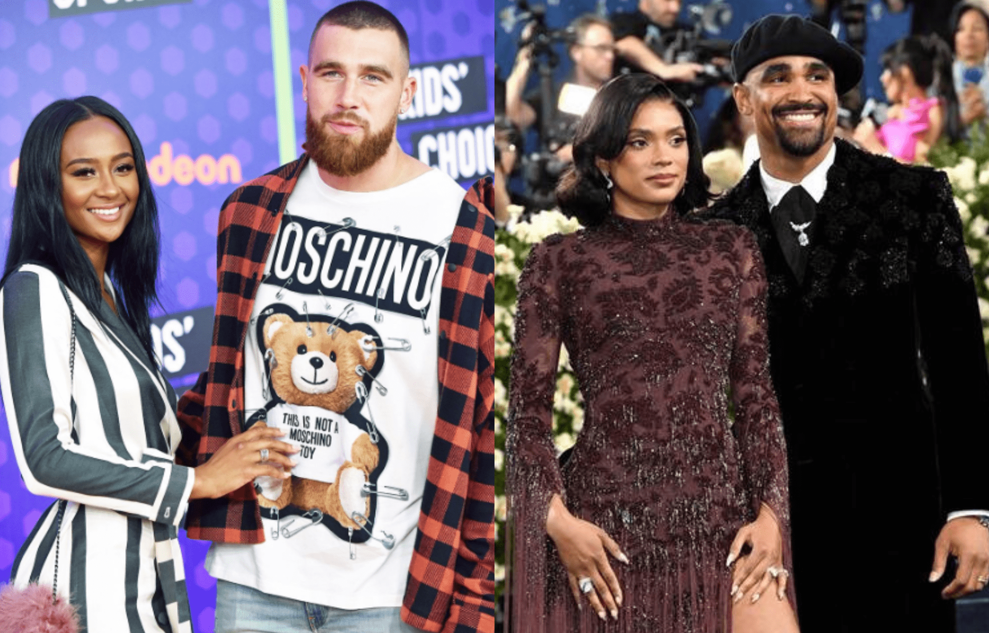 "Yes": Travis Kelce's Ex Kayla Nicole Gives Reaction To Jalen Hurts' Wife Bryonna On Met Gala Fashion 1 Travis Kelce’s Ex-GF Reacts To Jalen Hurts & Bryonna’s Met Gala Outfits. Photo credits: Instagram