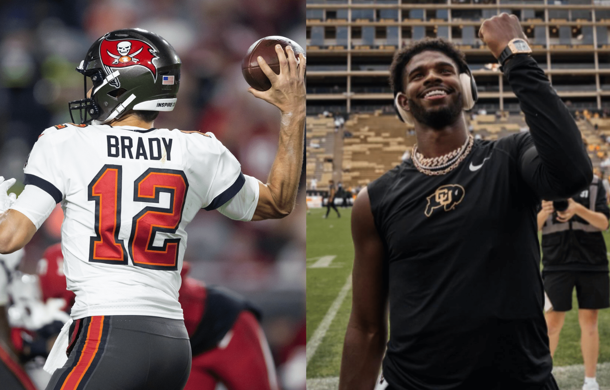 "I Actually Texted Shedeur": Tom Brady Confirms Giving Shedeur Sanders Advice And Gives Details 2 Shedeur Sanders Picking No. 12 Jersey Criticized By Rich Eisen. Photo credits: Instagram and Imagn