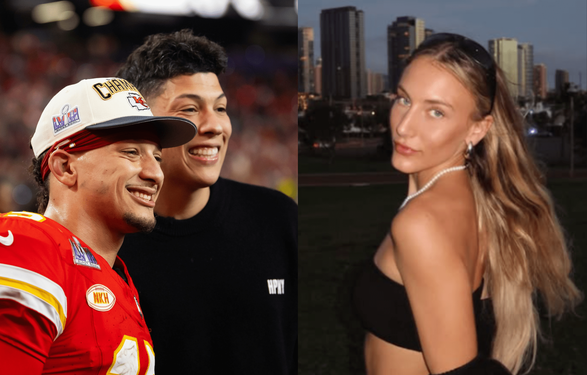 "Best Kind Of Crazy": Patrick Mahomes' Brother Jackson Gets Flirty Message From New GF Shyanne Blankenship 1 Patrick Mahomes’ Brother Jackson Shows Off New GF, Shyanne Blankenship. Photo credits: Instagram and Imagn