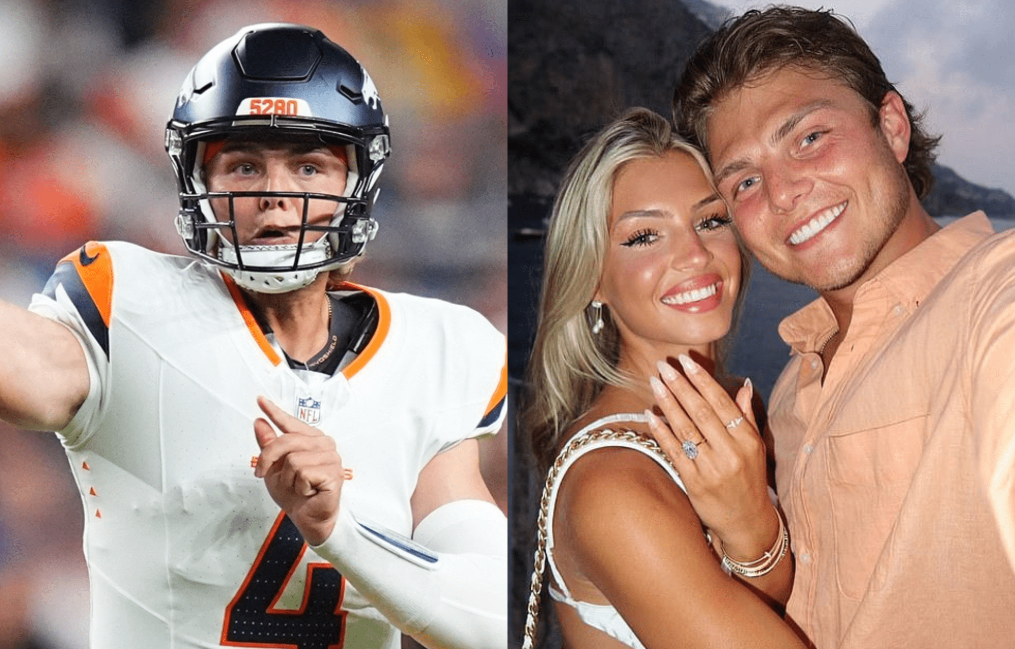 LOOK: Zach Wilson's Fiancee Nicollete Dellanno Stuns In Bikini Shots While Partying In Florida 1 Zach Wilson and fiance Nicollete Dellanno. Photo credits: Instagram and Imagn