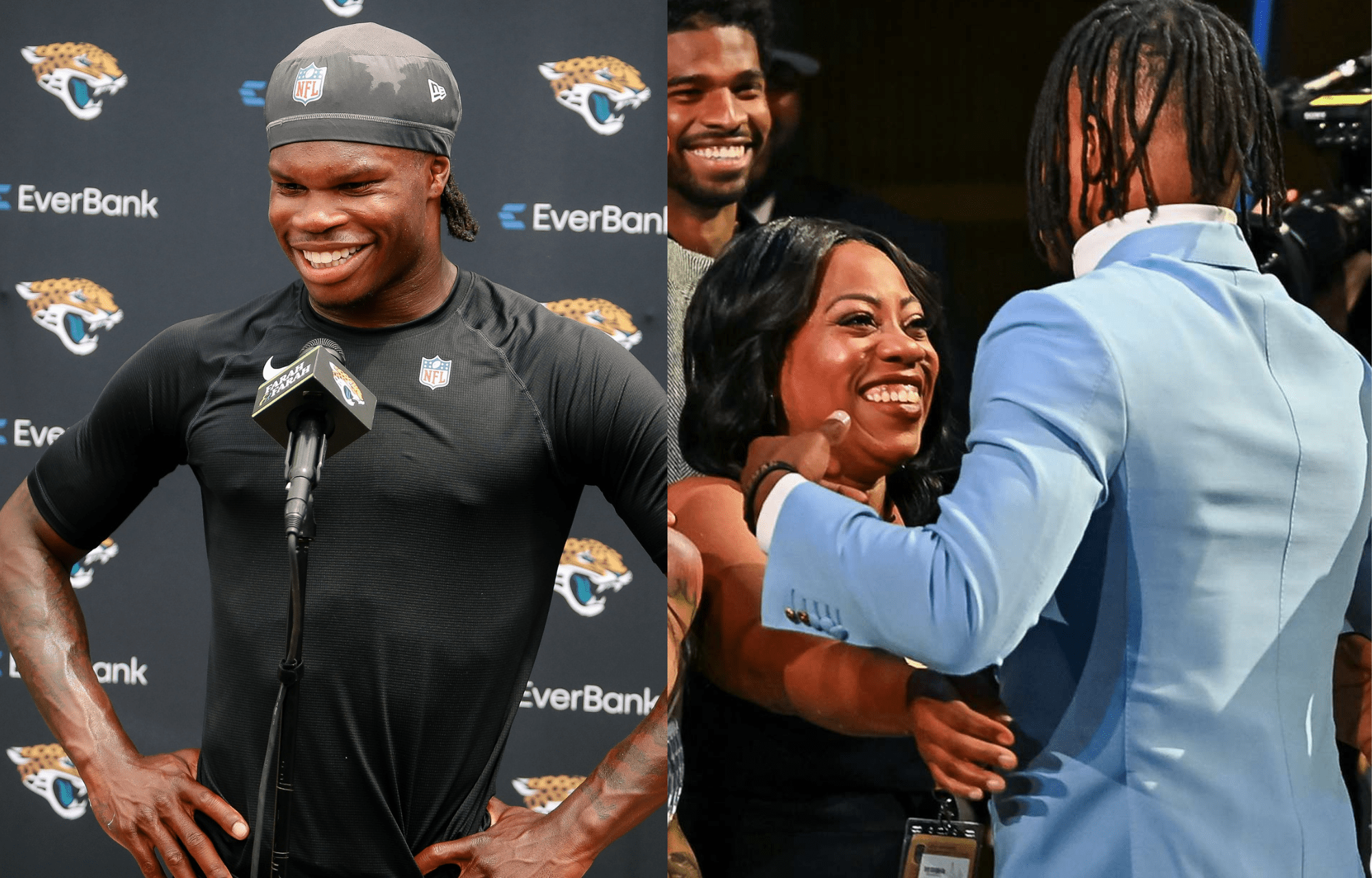 "My Heart In Human Form": Travis Hunter's Mom Ferrante Edmonds Writes Heart melting Birthday Greeting On Jaguars CB's 22nd Birthday 1 Travis Hunter’s Mom Pens Heartfelt Birthday Wish. Photo credits: Instagram and Imagn