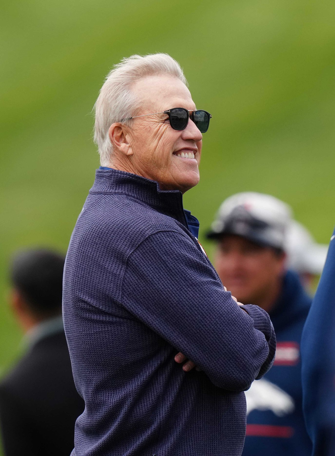 Eyewitness Leaks What John Elway Was Doing Moments After His Friend Fell To His Death (Report) 3 May 23, 2022; Englewood, CO, USA; Denver Broncos president of football operations John Elway during OTA workouts at the UC Health Training Center. Mandatory Credit: Ron Chenoy-Imagn Images