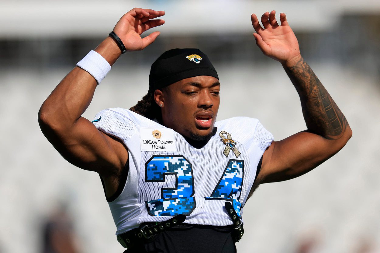 Breaking: Packers Cut 26-Year-Old In Favor Of 2022 Draft Pick 2 Jacksonville Jaguars cornerback Gregory Junior (34) warms up during the ninth day of an NFL football training camp practice Saturday, Aug. 3, 2024 at EverBank Stadium in Jacksonville, Fla. Today marked the first day of public practice inside the stadium. © Corey Perrine/Florida Times-Union / USA TODAY NETWORK