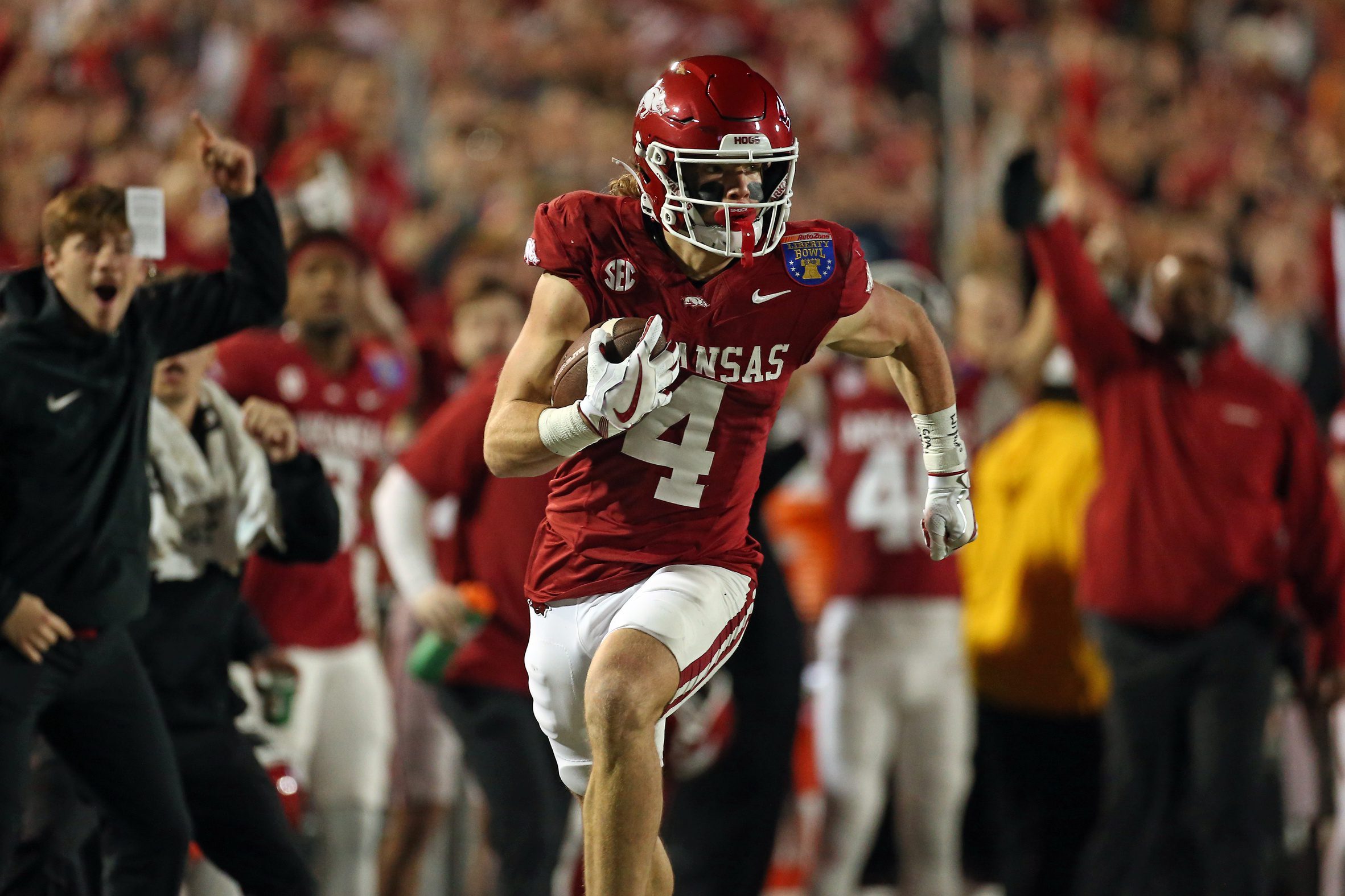 Detroit Lions: Ink Intriguing Prospect to 4-Year Deal 1 Arkansas Razorbacks, Isaac TeSlaa