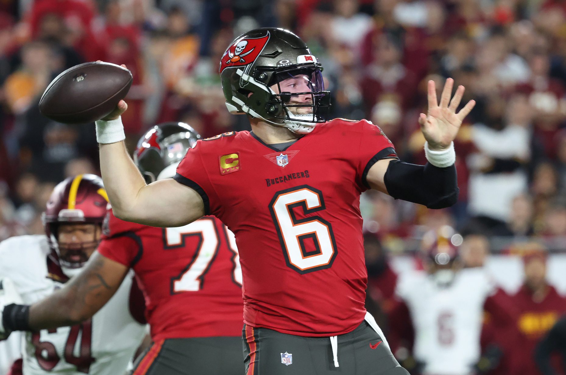 Tampa Bay Buccaneers quarterback Baker Mayfield.