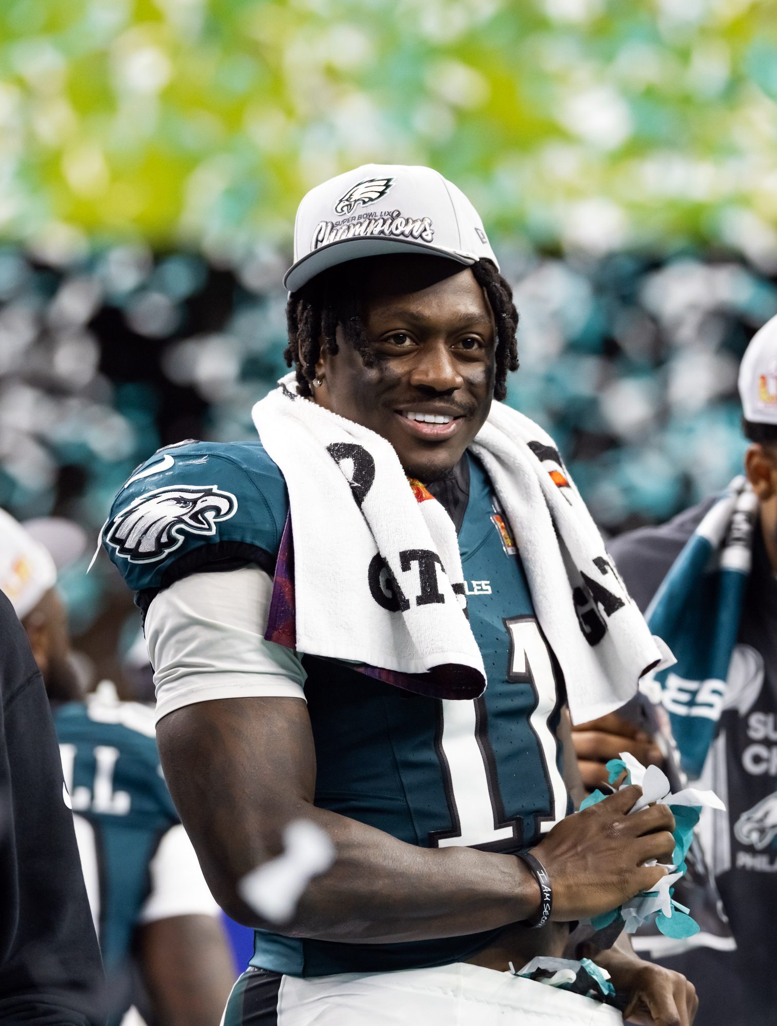 "They Got A Fetish, It's Disgusting" Eagles' AJ Brown Suddenly Puts Own Teammates On Blast; Fans Shocked (Breaking) 1 Feb 9, 2025; New Orleans, LA, USA; Philadelphia Eagles wide receiver A.J. Brown (11) celebrates after defeating the Kansas City Chiefs during Super Bowl LIX at Ceasars Superdome. Mandatory Credit: Mark J. Rebilas-Imagn Images