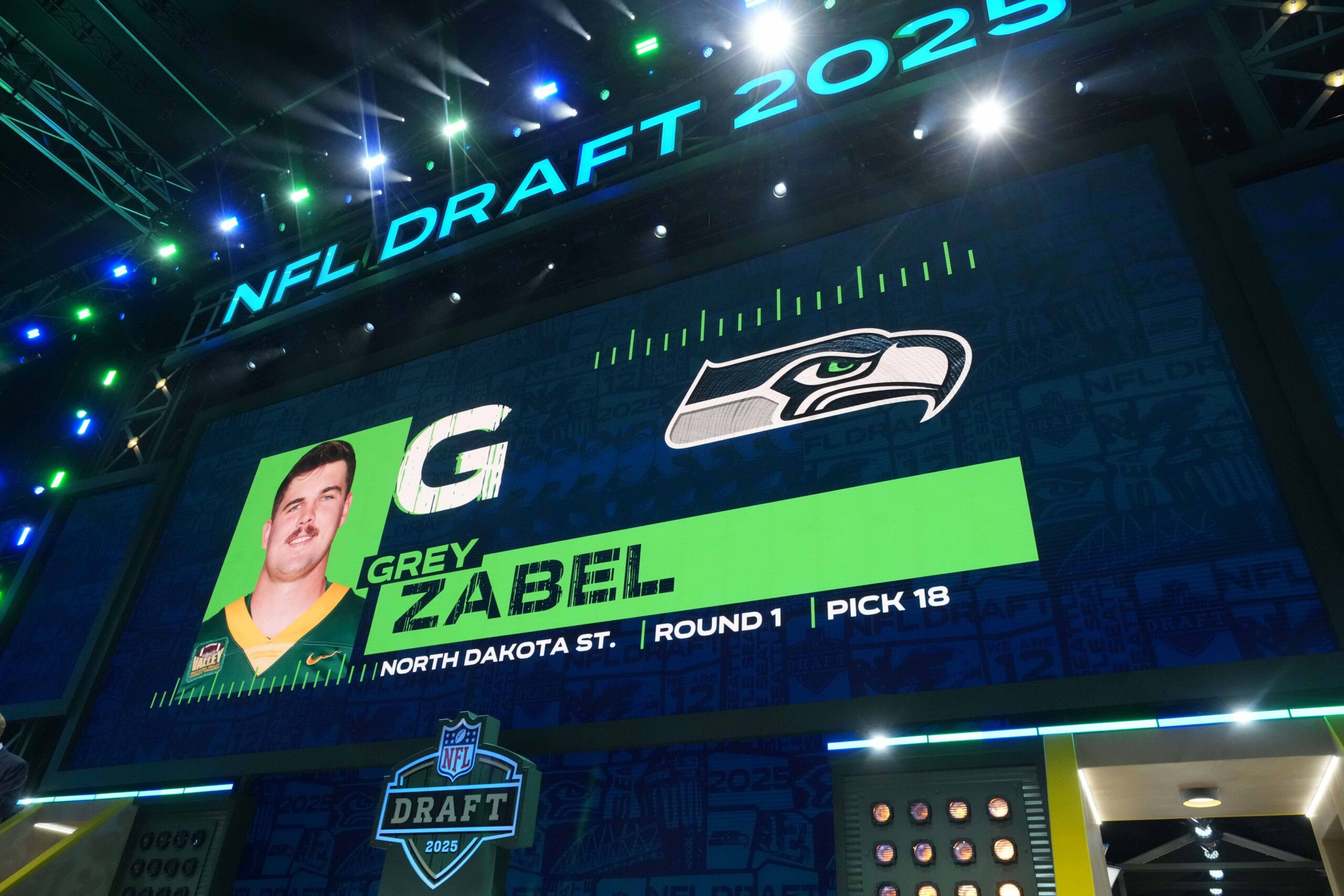 Seattle Seahawks: Tap 1st Round Pick to Fully Guaranteed Contract 1 2025 NFL Draft, Grey Zabel