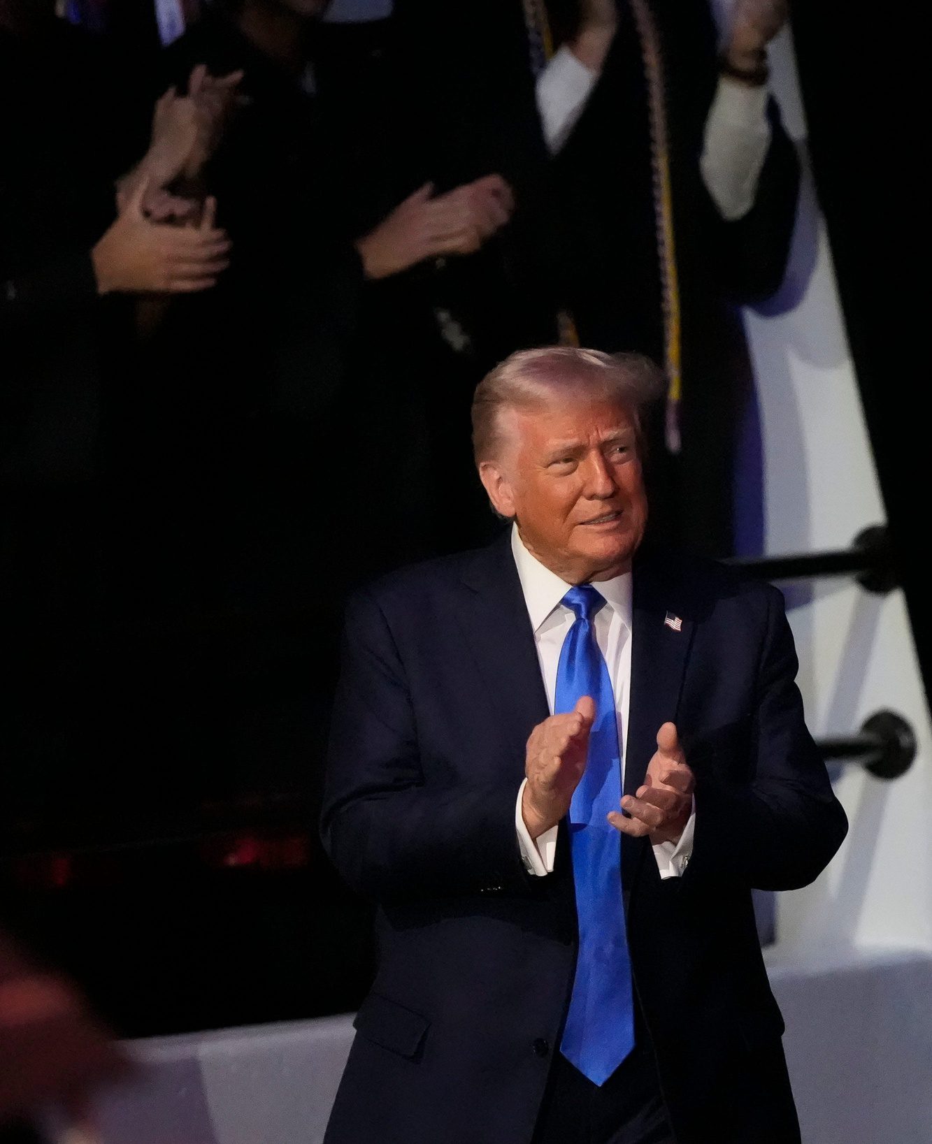 "I Gotta Be Honest" Donald Trump Sees 7-Time Champion Head Coach Shockingly Introduce Him At Event (Report) 3 May 1, 2025; Tuscaloosa, AL, USA; President Donald Trump enters the arena to deliver a special commencement address to University of Alabama graduates at Coleman Coliseum. Graduation occurs over the weekend. Mandatory Credit: Gary Cosby Jr.-Tuscaloosa News