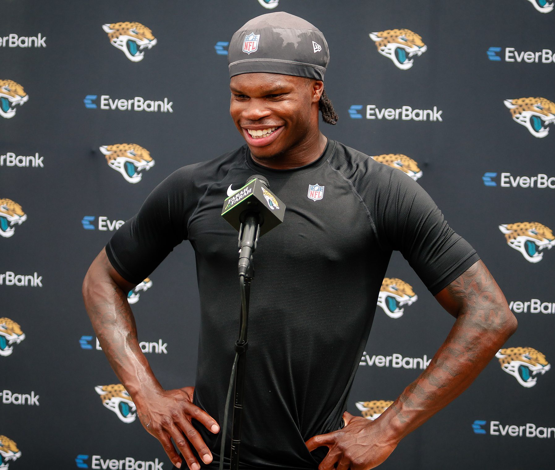 Travis Hunter's First Purchase After $46M Contract Shocks Everyone (Breaking) 4 May 10, 2025; Jacksonville, FL, USA; Jacksonville Jaguars wide receiver Travis Hunter (12) meets with the media following rookie minicamp at Miller Electric Center. Mandatory Credit: Travis Register-Imagn Images