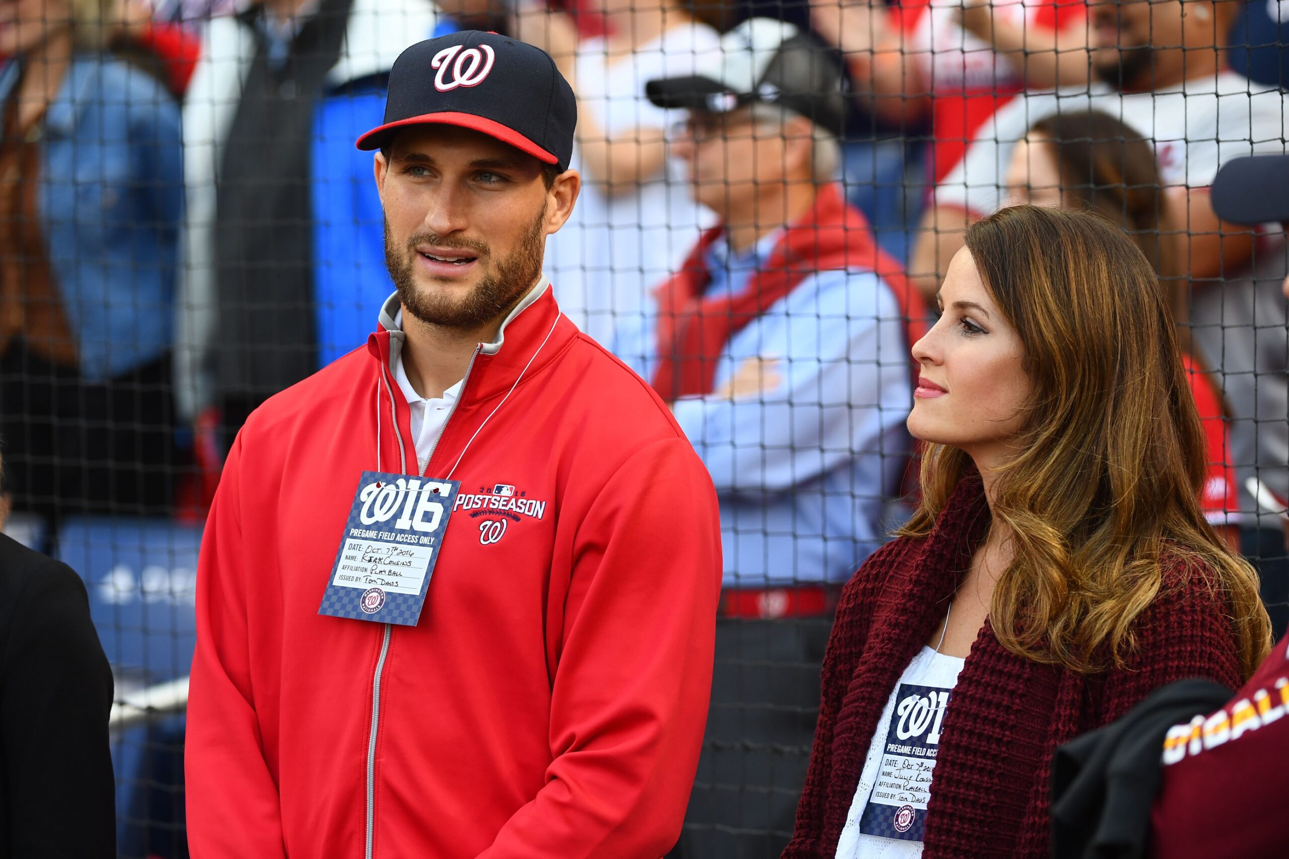 "Three Hours Of Sandlot Baseball": Kirk Cousins Wife Julie Shares 'Sandlot' Themed Birthday Party 1 Kirk Cousins with wife Julie