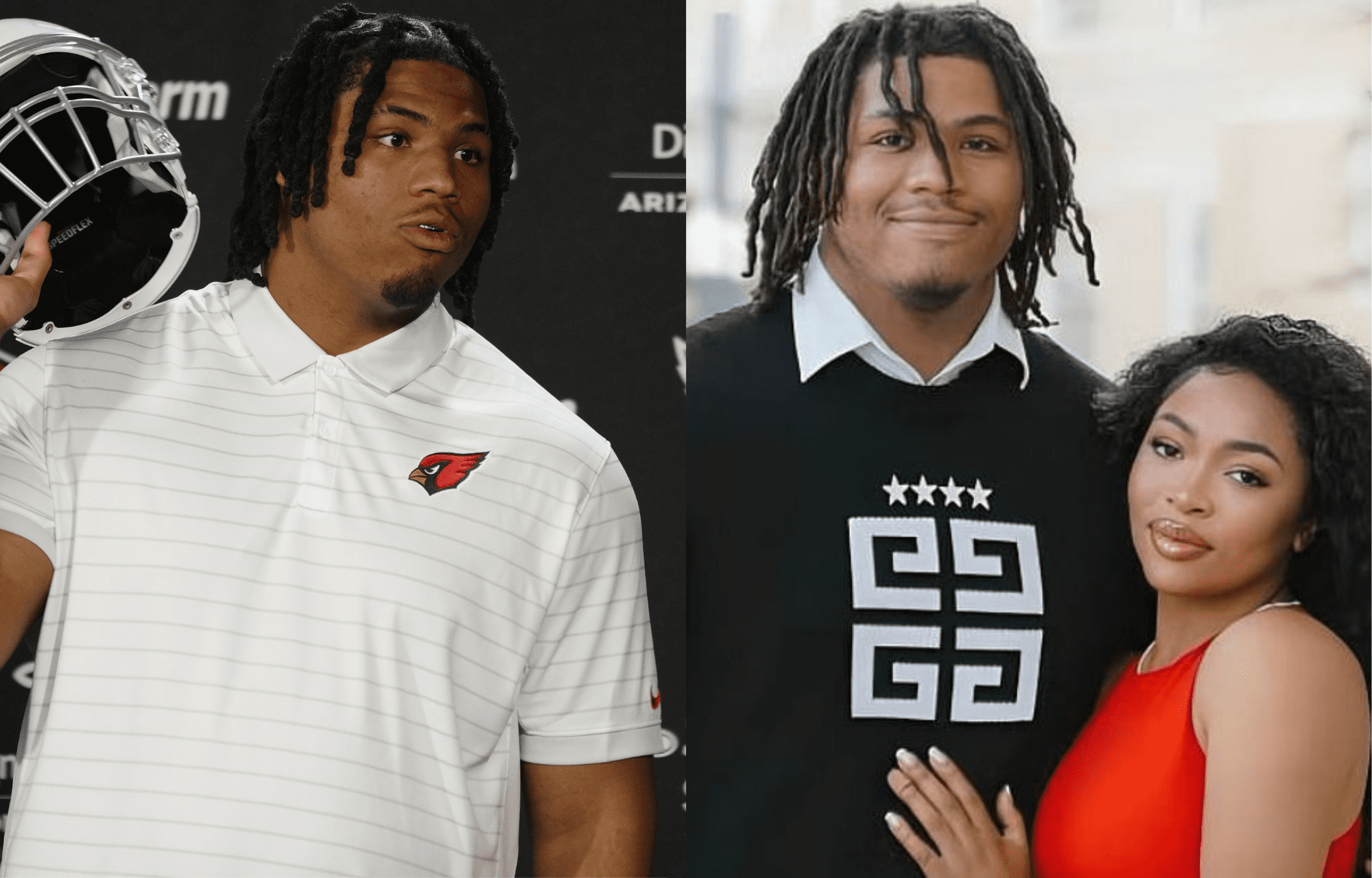 "Awww It's Official": Walter Nolen's GF Tyler Nelson Gushes Over Cardinals Rookie Signing $19.3M Contract 1 Walter Nolen with GF Tyler Nelson. Photo credits: Imagn and Instagram