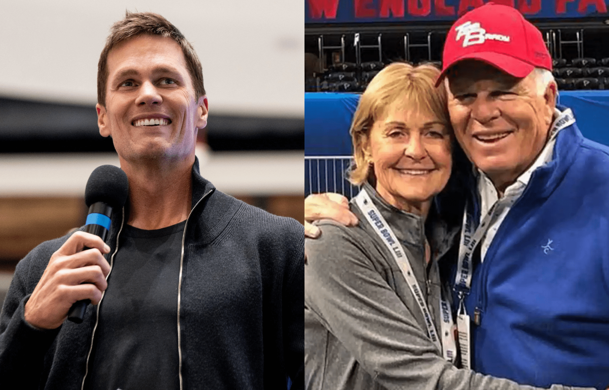 "Who's My Hero? That's A Great Question": Tom Brady Makes Powerful Tribute To Dad On Father's Day 1 Tom Brady (left) and parents (right). Photo credits: Imagn and Insatgram