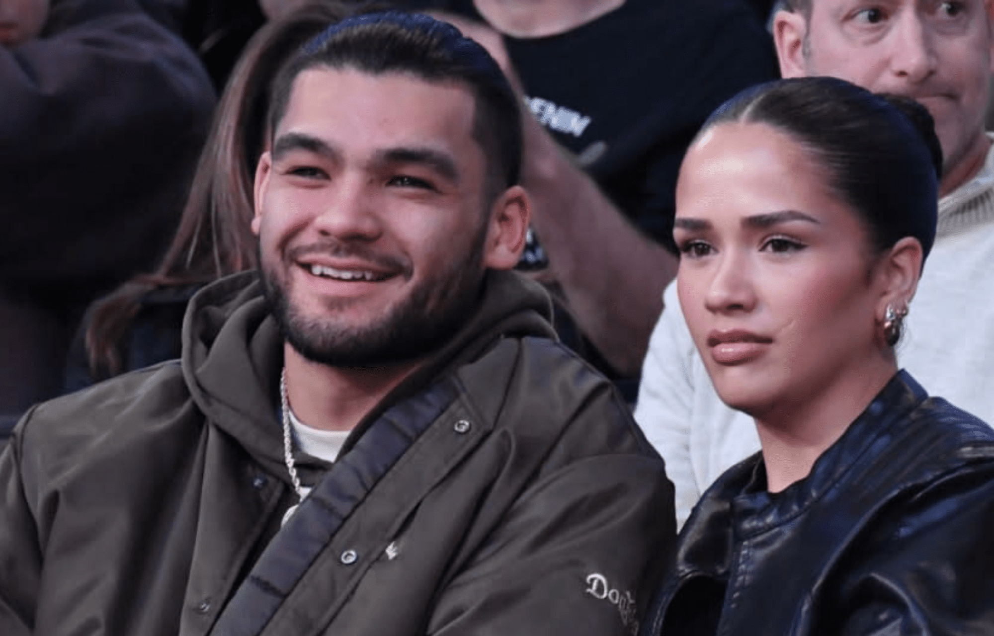 "Happy 20 Weeks": Puka Nacua's GF Hallie Aiono Shares Baby Bump Mirror Selfie Update On Pregnancy 1 Puka Nacua with GF Hallie Aiono. Photo credits: Yahoo!