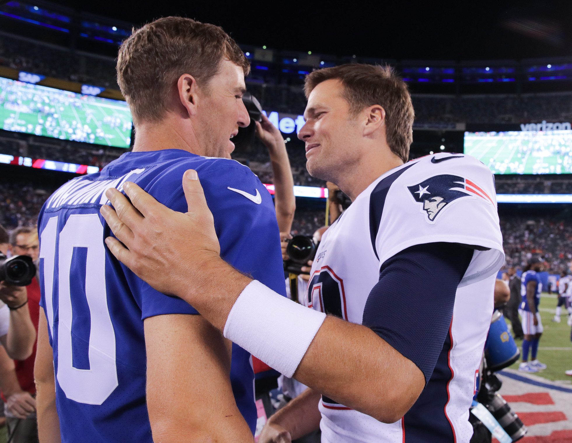 Tom Brady, Eli Manning Get WWE Attention After Wild New York City Moment 1 Tom Brady, Eli Manning