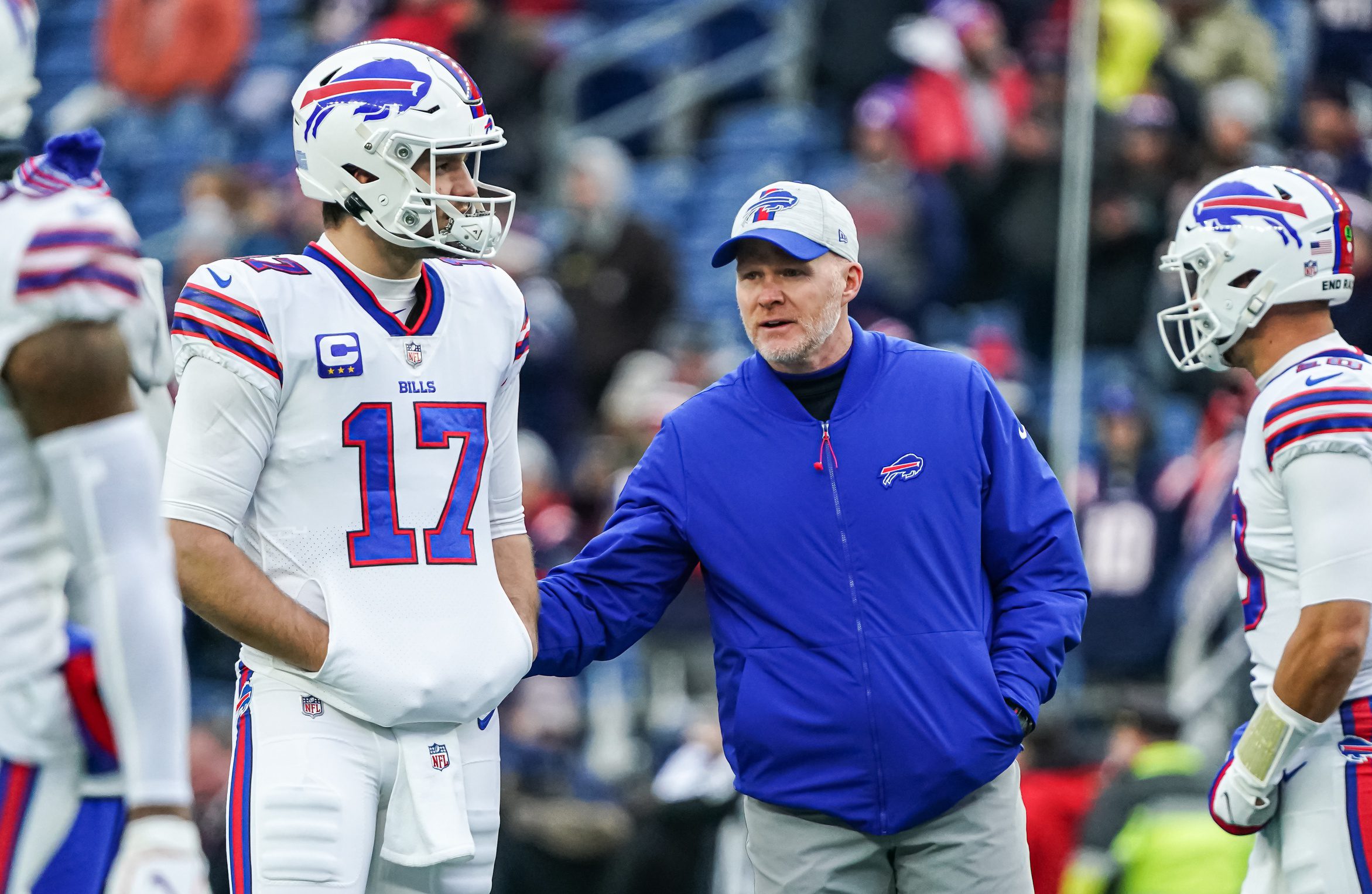 "I Was Very Grateful To Be There": Josh Allen & Wife Hailee Steinfeld's Wedding Gets Thankful Reaction From Bills HC Sean McDermott 1 Josh Allen with hc