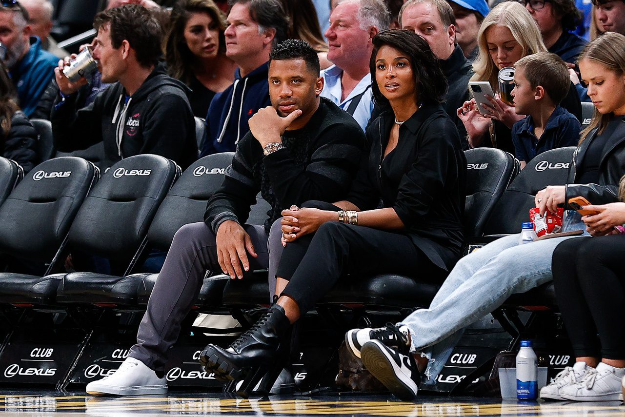 "A Legendary Week": Russell Wilson's Wife Gives Props To Michael Jordan, Kobe Bryant In Instagram Post 1 Russell Wilson with wife Ciara.