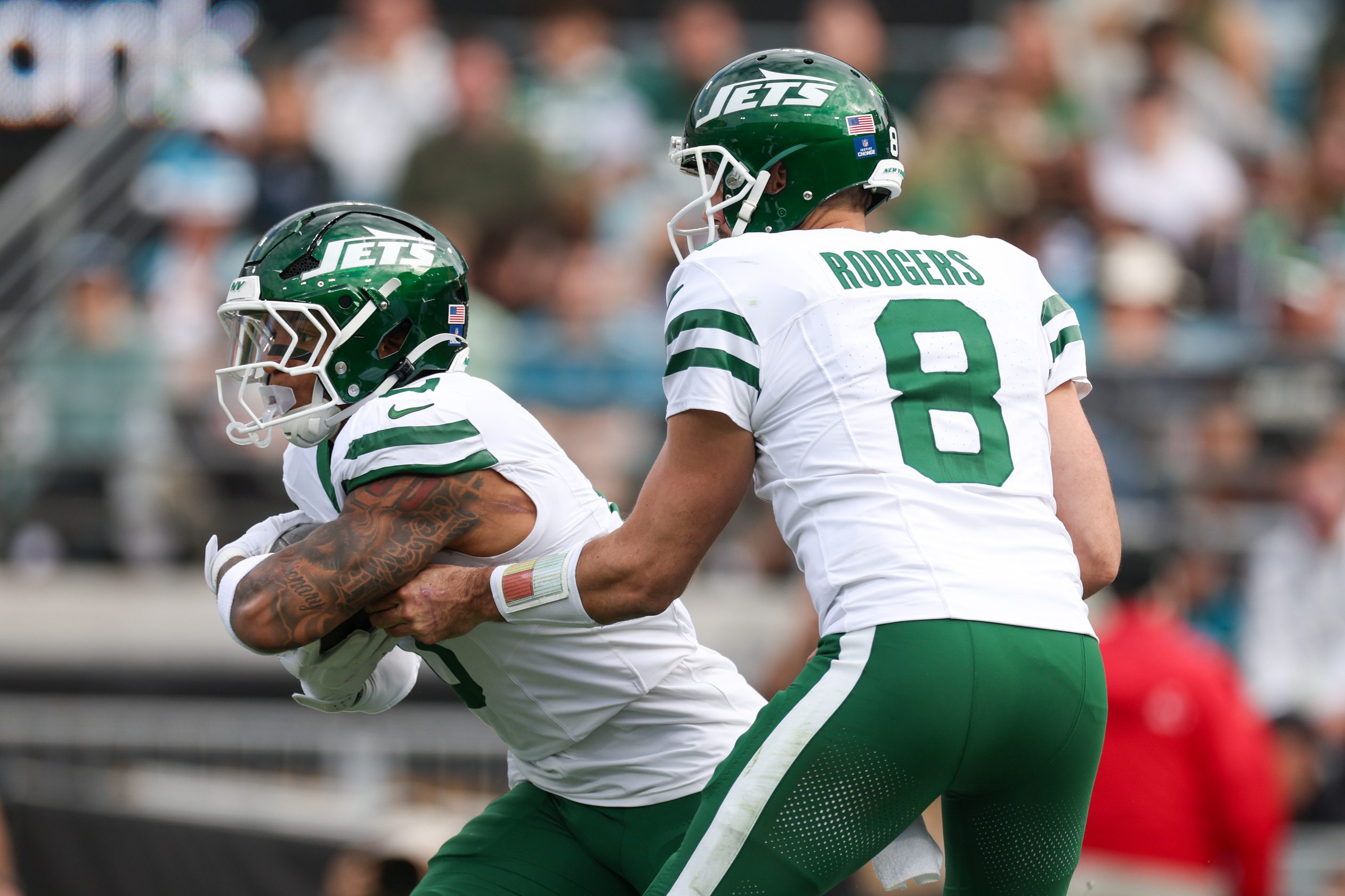 New York Jets Weapon Named Breakout Candidate After Aaron Rodgers Split 1 New York Jets, Braelon Allen, Aaron Rodgers