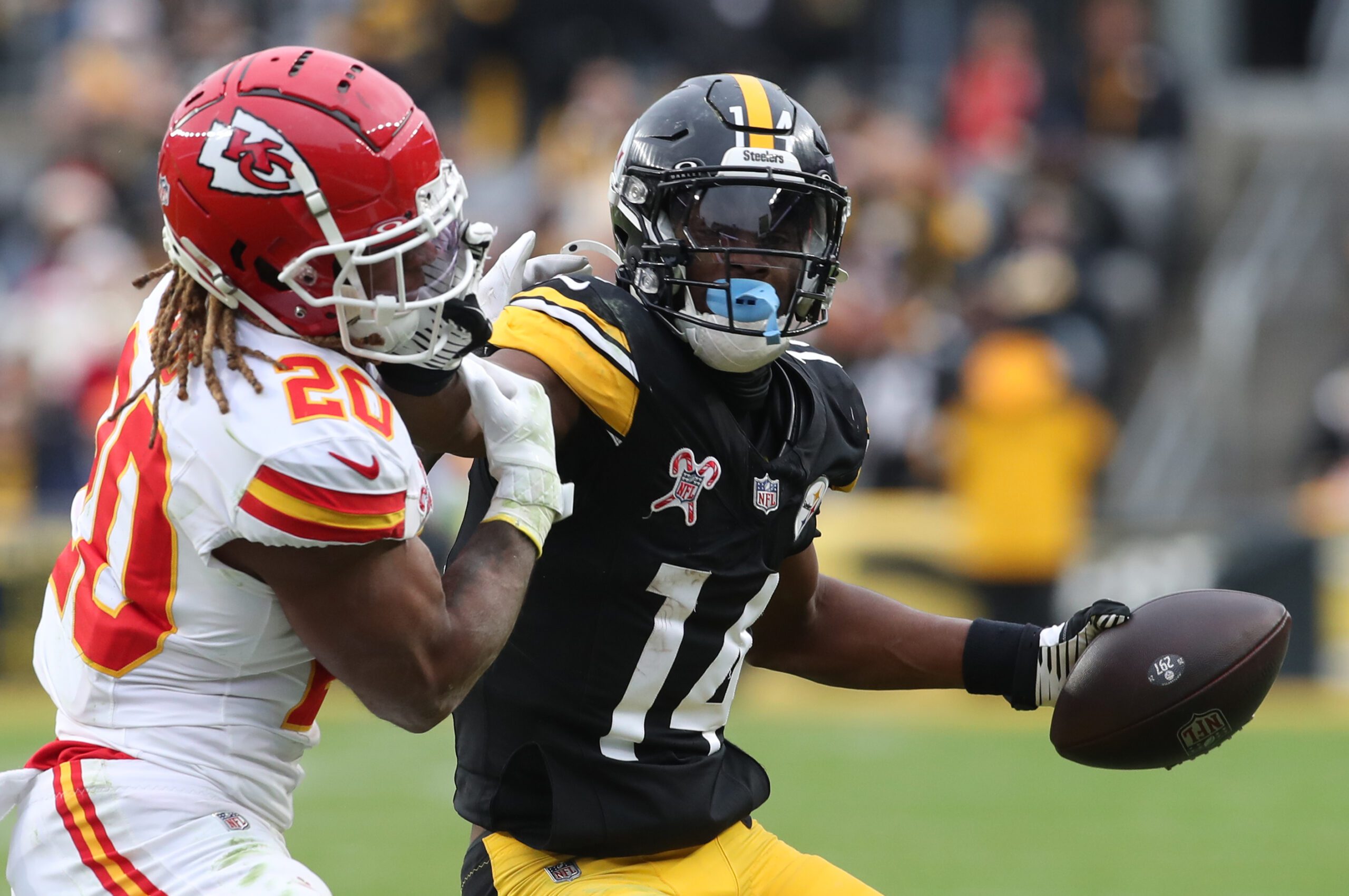 "Awful" Cowboys' Star Walks Out On Sold Out Youth Camp, Families Furious (Report) 5 Dec 25, 2024; Pittsburgh, Pennsylvania, USA; Pittsburgh Steelers wide receiver George Pickens (14) runs after a catch as Kansas City Chiefs safety Justin Reid (20) defends during the fourth quarter at Acrisure Stadium. Mandatory Credit: Charles LeClaire-Imagn Images