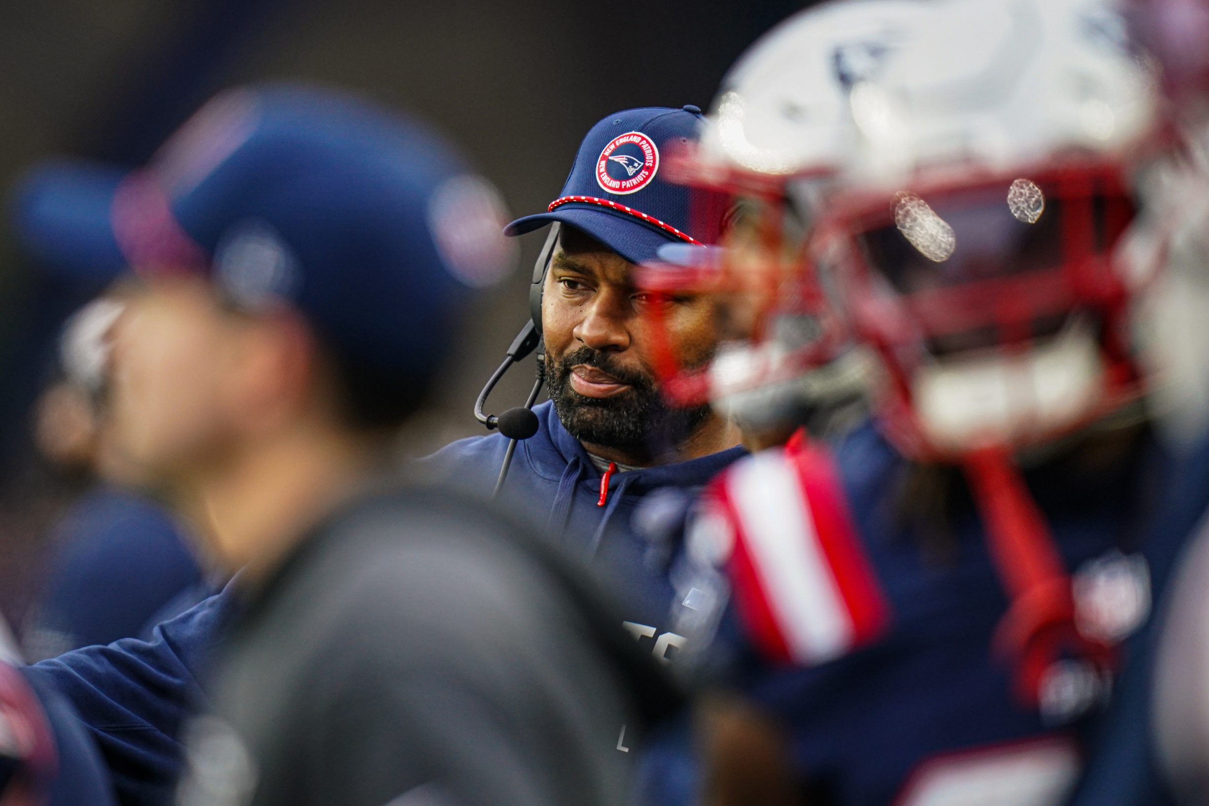 "I Feel Like I Have A Coach": Jerod Mayo Catches Stray As Mike Vrabel Compares Keion White To Bill Belichick 3 Jerod Mayo