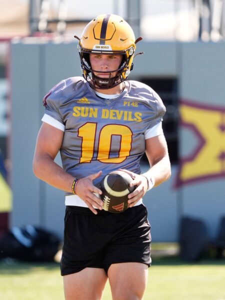 "There's More Pressure On Sam Leavitt": Arizona State Sun Devils Quarterback Sam Leavitt Quarterback To Watch For During 2025 College Football Season 2 USATSI 25783342 168400517 lowres