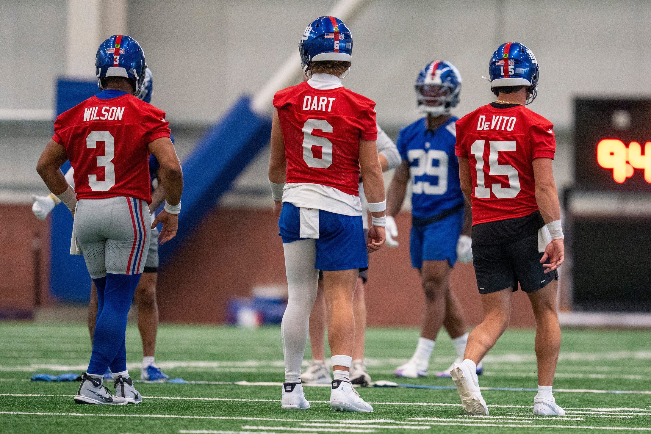New York Giants QB Teases Idea About Joining Reality Show 1 New York Giants, Jaxson Dart, Tommy DeVito, Russell Wilson