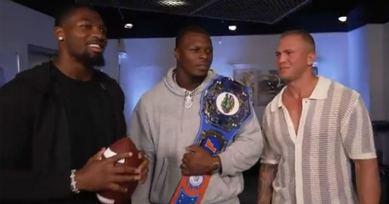 WATCH: 2 Florida Gators Players Appear on WWE NXT 1 Florida Gators, WWE NXT