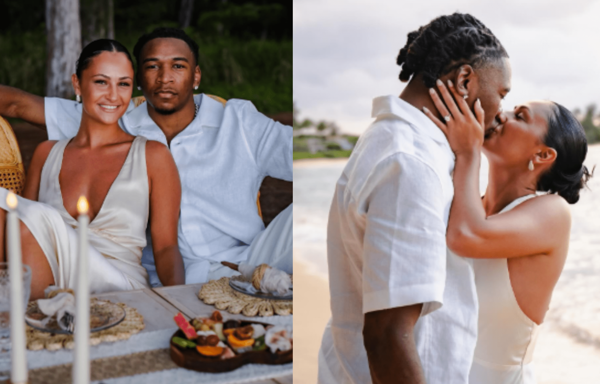 “Date Worth Saving”: Jaylin Simpson’s Fiancée Madison Spills Wedding Date After Dreamy Beach Proposal 1 Jaylin Simpson and Fiancée Madison. Credits: Instagram
