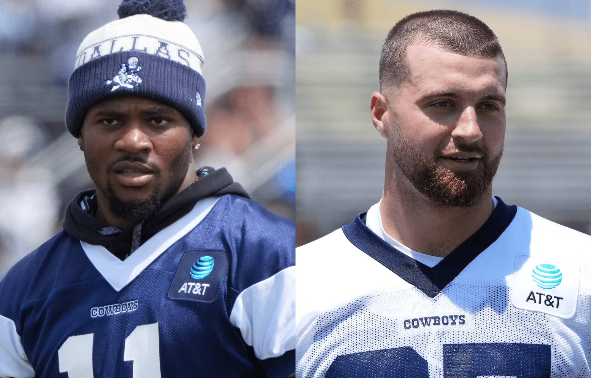 "Baby Lion": Micah Parsons Reacts to Ferguson Deal With Cold 2-Word Clapback 1 Micah Parsons (left) and Jake Ferguson (right). Credits: Imagn