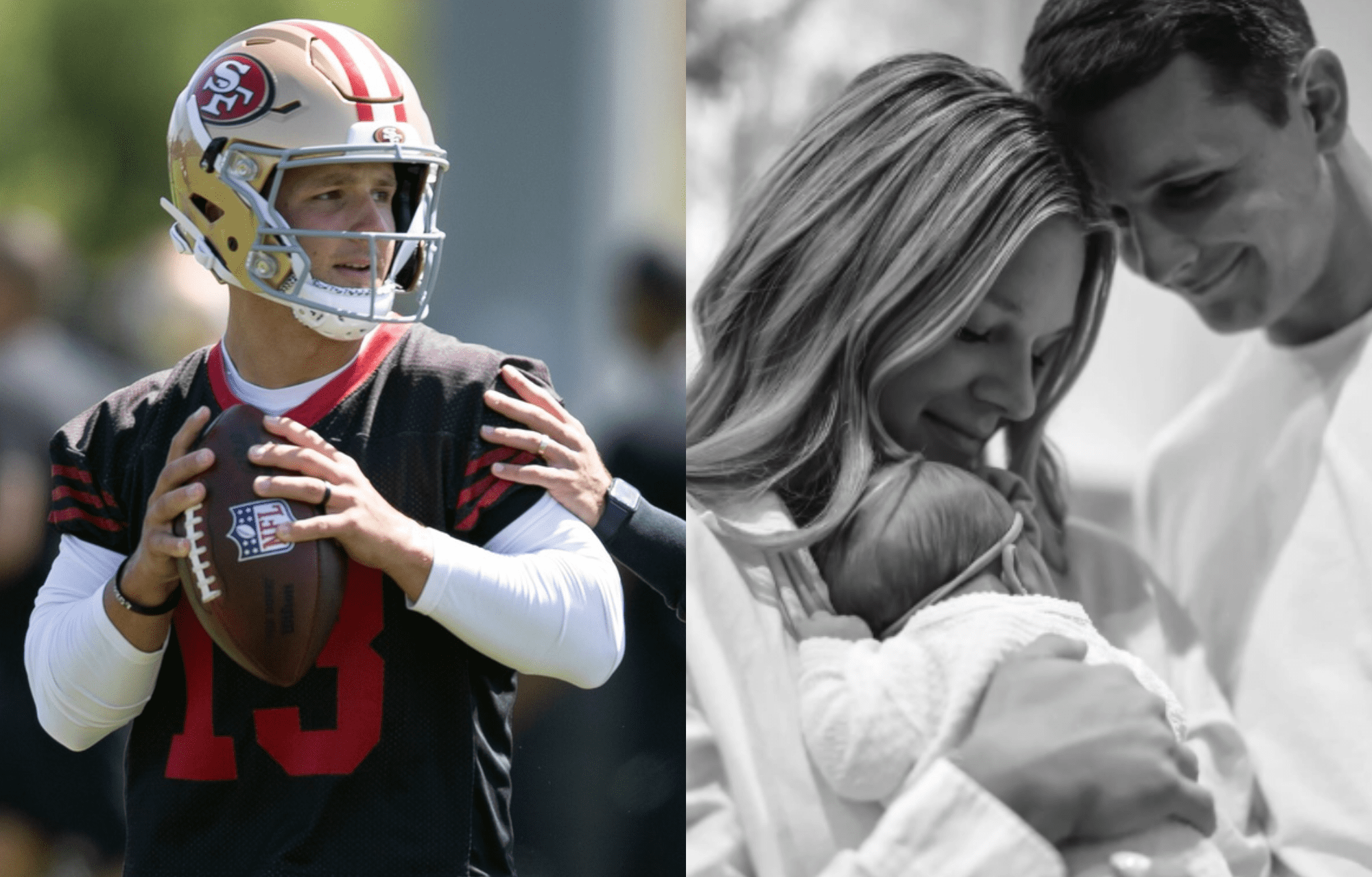 "Life Just Became A Whole Lot Sweeter": Brock Purdy Joins the Girl Dad Club As 49ers QB And Wife Jenna Welcome Birth of Millie Joleen 1 Brock Purdy announces birth of baby daughter. Credits: Instagram and Imagn