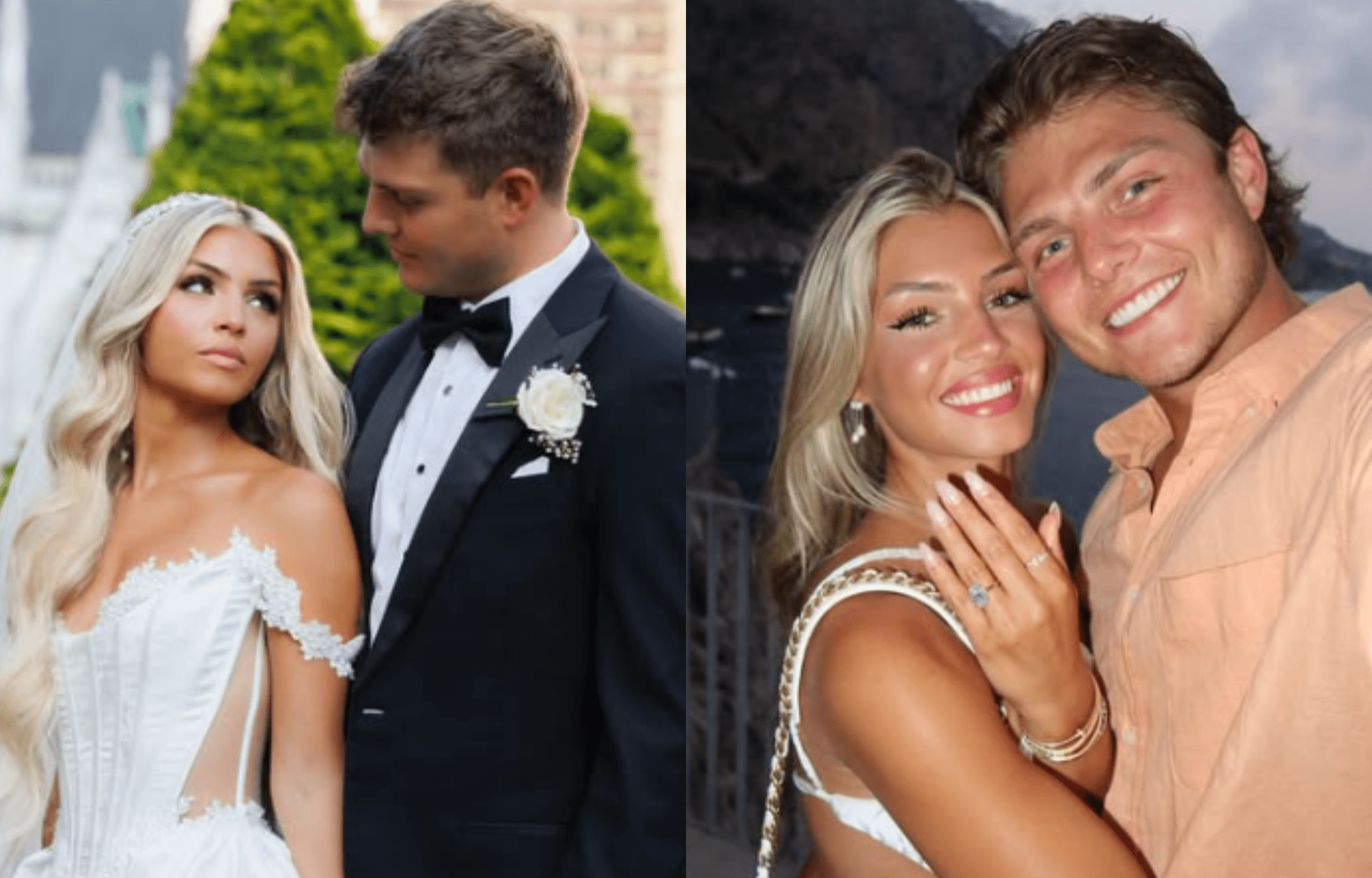 "Still Not Over These Moments": Zach Wilson's Wife Nicolette Wilson Drops Never-Before-Seen Wedding Snaps With Dolphins QB 1 Zach Wilson and wife Nicolette's wedding snaps. Credits: Nicolette Wilson's Instagram